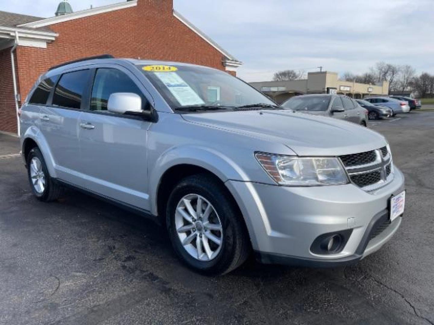 2014 Bright Silver Metallic CC Dodge Journey SXT (3C4PDCBG0ET) with an 3.6L V6 DOHC 24V engine, 6-Speed Automatic transmission, located at 401 Woodman Dr, Riverside, OH, 45431, (937) 908-9800, 39.763779, -84.122063 - Photo#0