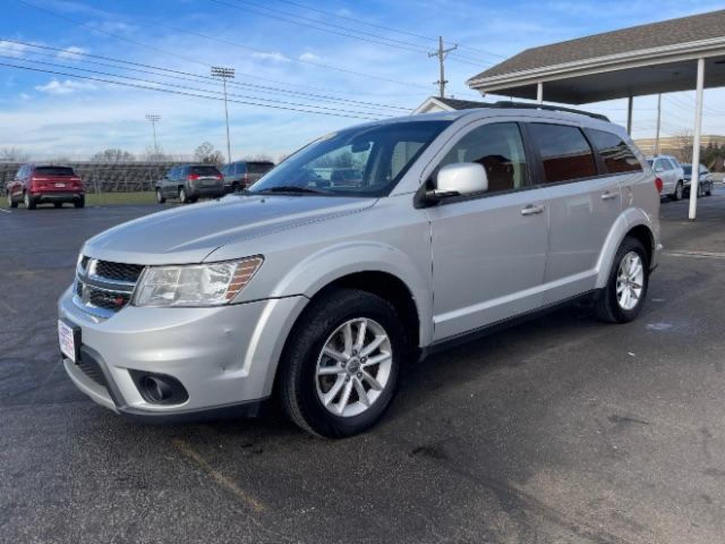 2014 Bright Silver Metallic CC Dodge Journey SXT (3C4PDCBG0ET) with an 3.6L V6 DOHC 24V engine, 6-Speed Automatic transmission, located at 401 Woodman Dr, Riverside, OH, 45431, (937) 908-9800, 39.763779, -84.122063 - Photo#1