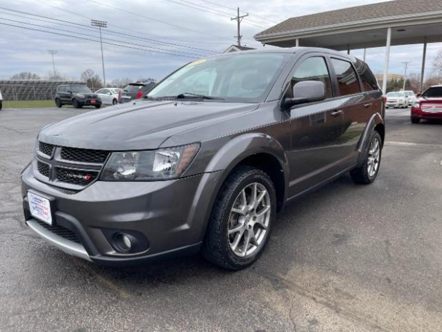 2014 Granite Crystal Met CC Dodge Journey R/T AWD (3C4PDDEG5ET) with an 3.6L V6 DOHC 24V engine, 6-Speed Automatic transmission, located at 880 E. National Road, Vandalia, OH, 45377, (937) 908-9800, 39.892189, -84.181015 - Photo#1