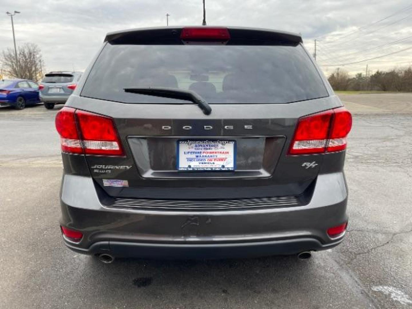 2014 Granite Crystal Met CC Dodge Journey R/T AWD (3C4PDDEG5ET) with an 3.6L V6 DOHC 24V engine, 6-Speed Automatic transmission, located at 880 E. National Road, Vandalia, OH, 45377, (937) 908-9800, 39.892189, -84.181015 - Photo#3