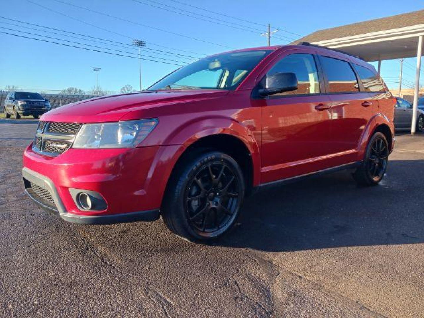 2014 Redline 2 Coat Pearl Dodge Journey SXT (3C4PDCBG1ET) with an 3.6L V6 DOHC 24V engine, 6-Speed Automatic transmission, located at 1230 East Main St, Xenia, OH, 45385, (937) 908-9800, 39.687321, -83.910294 - Photo#2