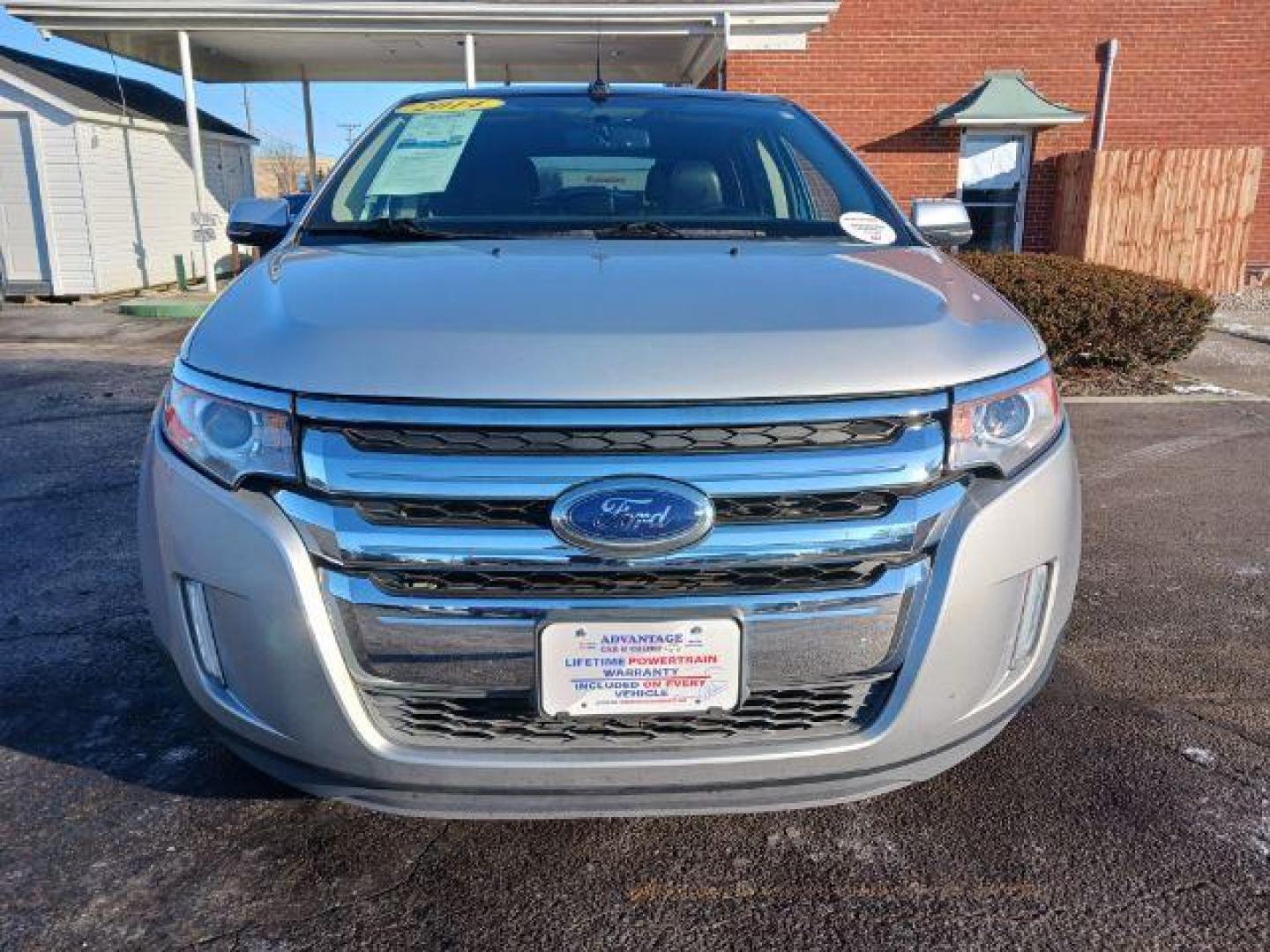 2014 Ingot Silver Metallic Ford Edge SEL AWD (2FMDK4JC8EB) with an 3.5L V6 DOHC 24V engine, 6-Speed Automatic transmission, located at 1951 S Dayton Lakeview Rd., New Carlisle, OH, 45344, (937) 908-9800, 39.890999, -84.050255 - Photo#1