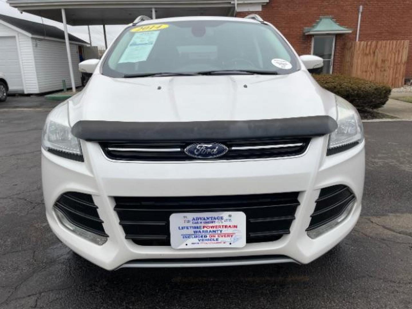 2014 White Platinum Tricoat Ford Escape Titanium 4WD (1FMCU9J95EU) with an 2.0L L4 DOHC 16V engine, 6-Speed Automatic transmission, located at 1951 S Dayton Lakeview Rd., New Carlisle, OH, 45344, (937) 908-9800, 39.890999, -84.050255 - Photo#3