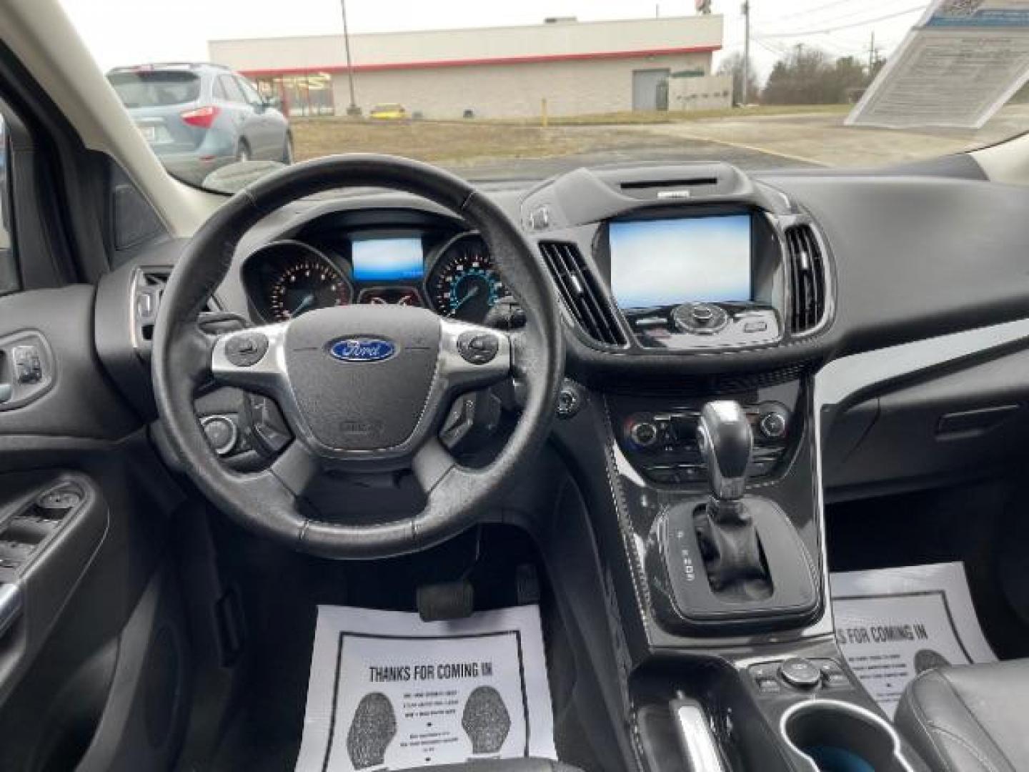 2014 White Platinum Tricoat Ford Escape Titanium 4WD (1FMCU9J95EU) with an 2.0L L4 DOHC 16V engine, 6-Speed Automatic transmission, located at 1951 S Dayton Lakeview Rd., New Carlisle, OH, 45344, (937) 908-9800, 39.890999, -84.050255 - Photo#8