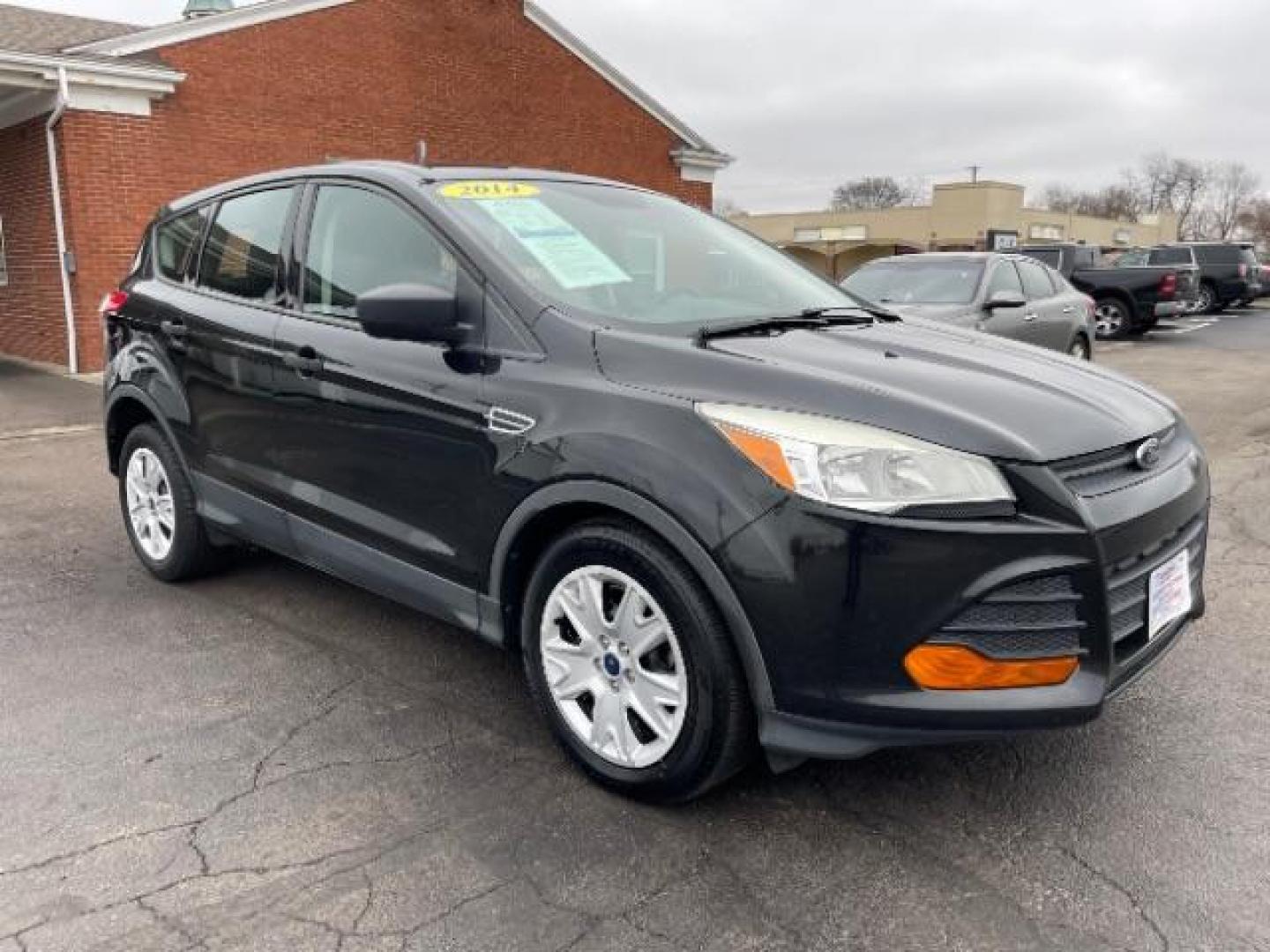 2014 Tuxedo Black Ford Escape S FWD (1FMCU0F78EU) with an 2.5L L4 DOHC 16V engine, 6-Speed Automatic transmission, located at 1099 N County Rd 25A, OH, 45373, (937) 908-9800, 40.057079, -84.212883 - Photo#0