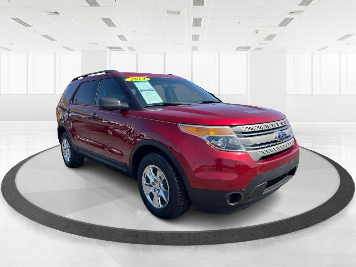 2014 Ruby Red Met Tinted CC Ford Explorer Base 4WD (1FM5K8B86EG) with an 3.5L V6 DOHC 24V engine, 6-Speed Automatic transmission, located at 401 Woodman Dr, Riverside, OH, 45431, (937) 908-9800, 39.763779, -84.122063 - Photo#0