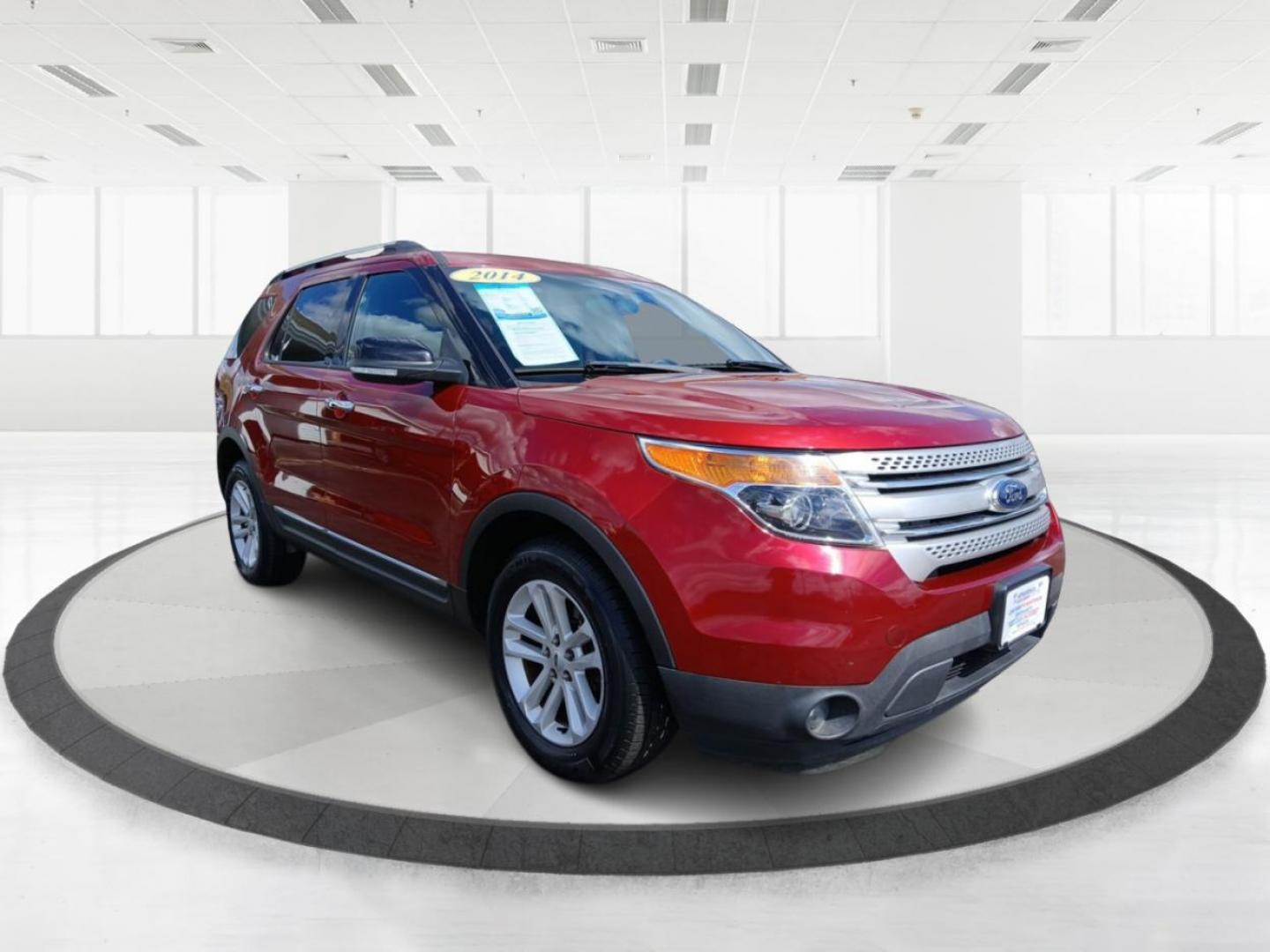 2014 Ruby Red Met Tinted CC Ford Explorer XLT 4WD (1FM5K8D8XEG) with an 3.5L V6 DOHC 24V engine, 6-Speed Automatic transmission, located at 1230 East Main St, Xenia, OH, 45385, (937) 908-9800, 39.687321, -83.910294 - Photo#0