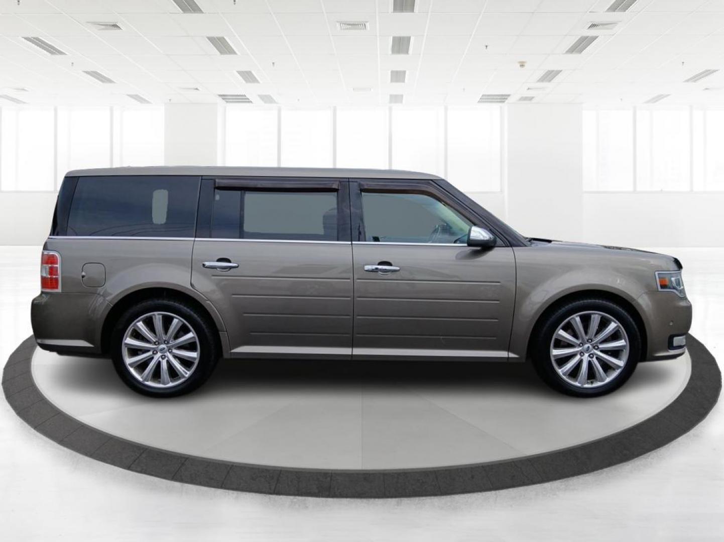 2014 Mineral Gray Metallic Ford Flex Limited AWD w/EcoBoost (2FMHK6DTXEB) with an 3.5L V6 DOHC 24V engine, 6-Speed Automatic Overdrive transmission, located at 401 Woodman Dr, Riverside, OH, 45431, (937) 908-9800, 39.763779, -84.122063 - Photo#1