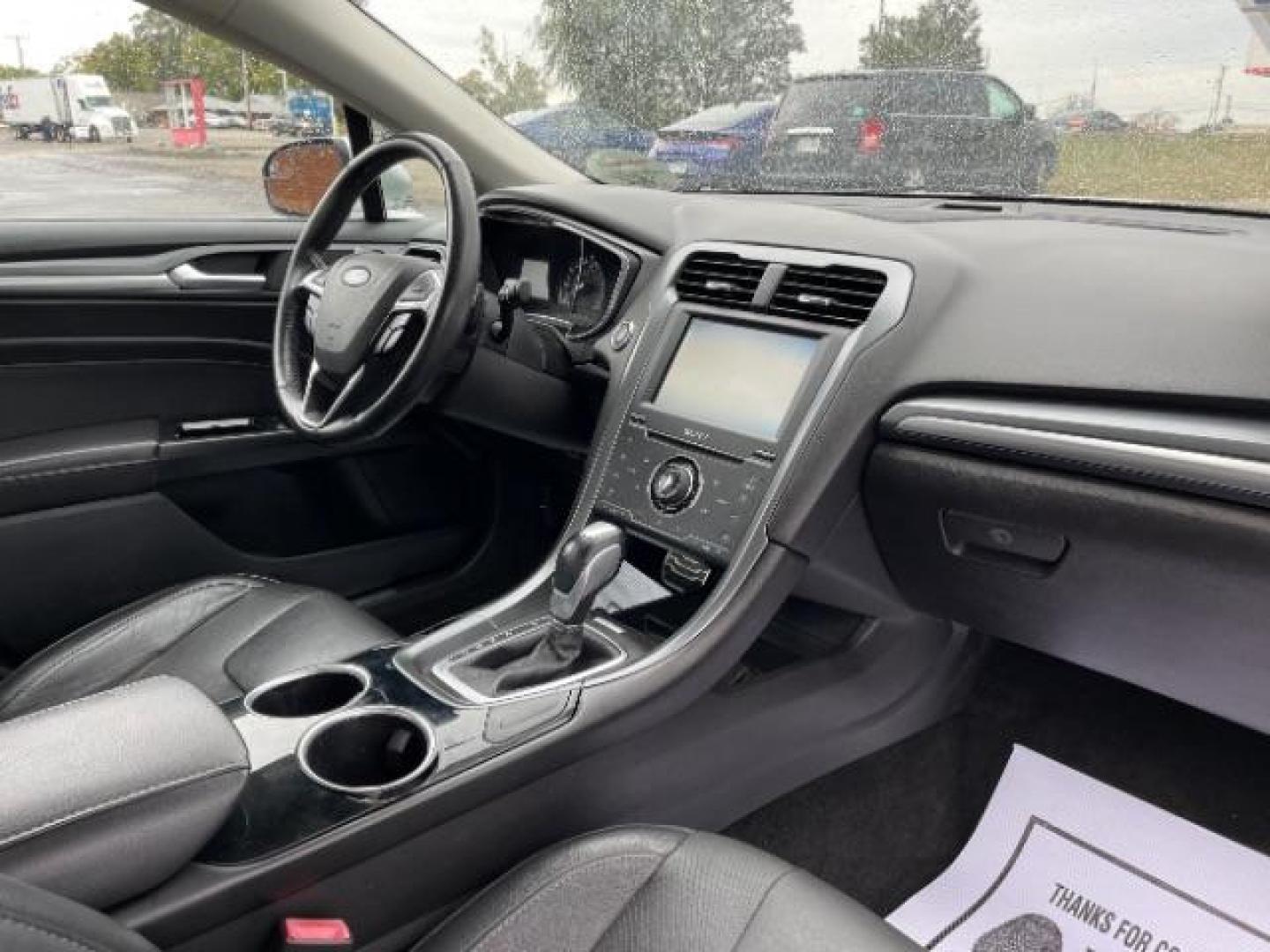 2014 Sterling Gray Ford Fusion Titanium (3FA6P0K90ER) with an 2.0L L4 DOHC 16V engine, located at 1230 East Main St, Xenia, OH, 45385, (937) 908-9800, 39.687321, -83.910294 - Photo#8