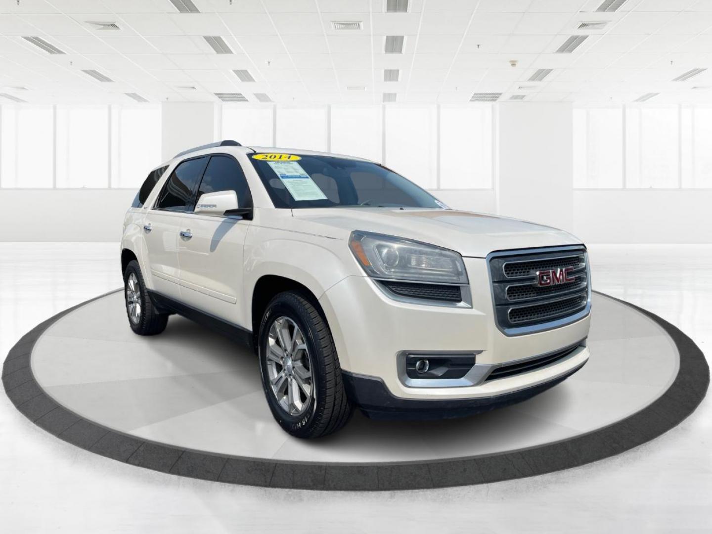 2014 Summit White GMC Acadia (1GKKRSKD3EJ) with an 3.6L V6 DOHC 24V engine, 6-Speed Automatic transmission, located at 1951 S Dayton Lakeview Rd., New Carlisle, OH, 45344, (937) 908-9800, 39.890999, -84.050255 - Photo#0