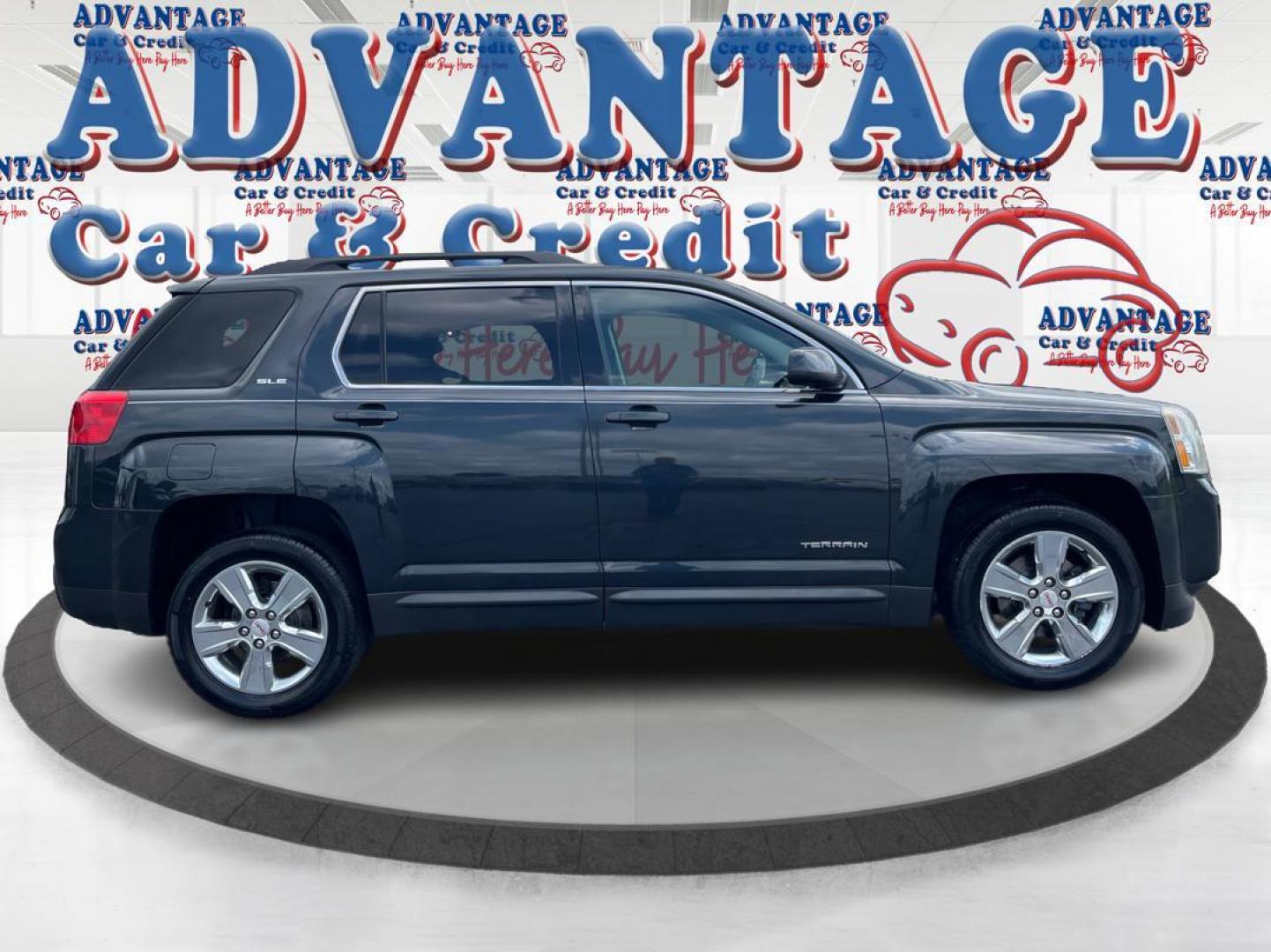 2014 Ashen Gray Metallic GMC Terrain (2GKALREK4E6) with an 2.4L L4 DOHC 16V FFV engine, 6-Speed Automatic transmission, located at 880 E. National Road, Vandalia, OH, 45377, (937) 908-9800, 39.892189, -84.181015 - Photo#1