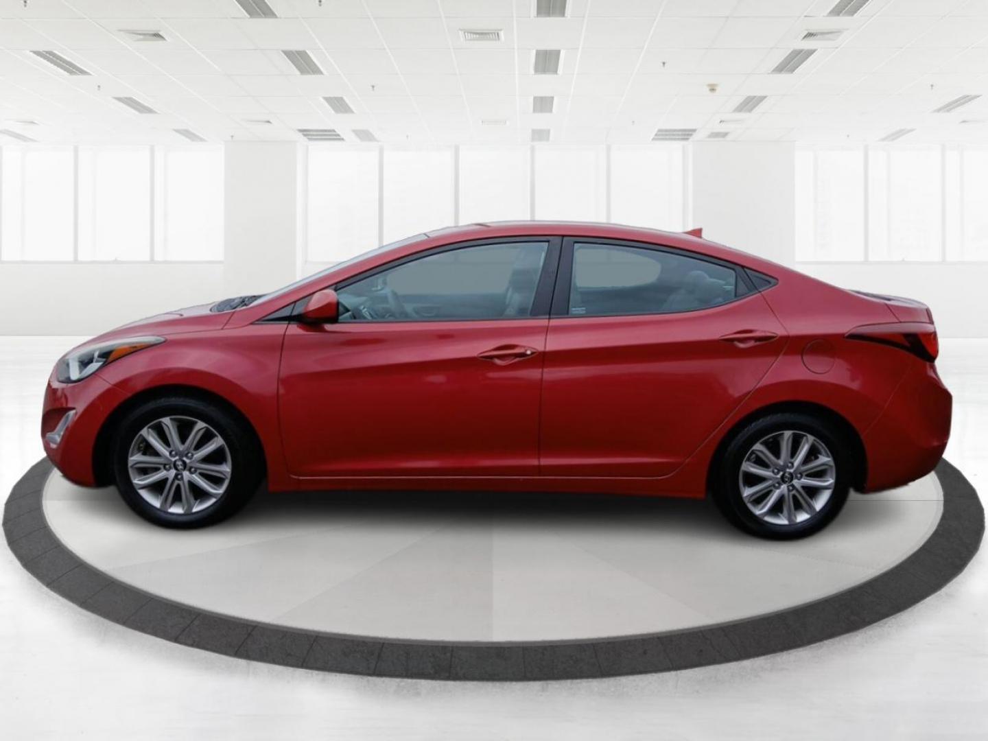 2014 Red Hyundai Elantra Limited (KMHDH4AE2EU) with an 1.8L L4 DOHC 16V engine, 6-Speed Automatic transmission, located at 880 E. National Road, Vandalia, OH, 45377, (937) 908-9800, 39.892189, -84.181015 - Photo#5