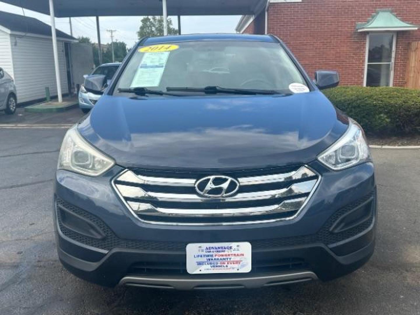 2014 Marlin Blue Hyundai Santa Fe Sport 2.4 FWD (5XYZT3LB3EG) with an 2.4L L4 DOHC 16V engine, 6-Speed Automatic transmission, located at 1230 East Main St, Xenia, OH, 45385, (937) 908-9800, 39.687321, -83.910294 - Photo#1