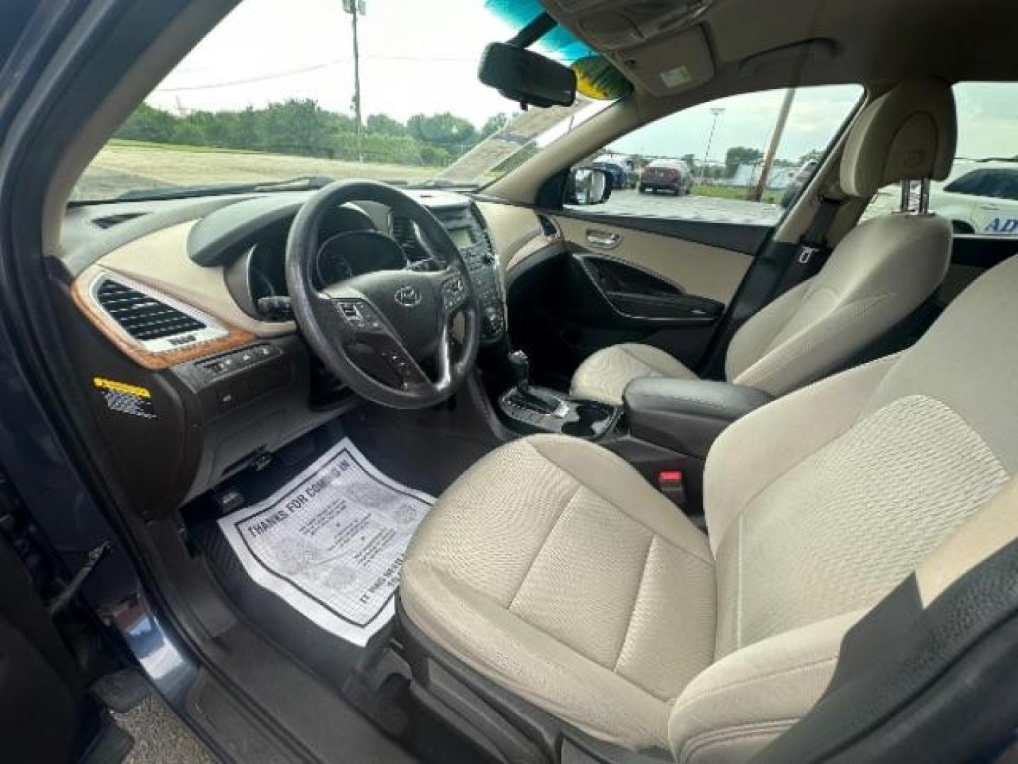 2014 Marlin Blue Hyundai Santa Fe Sport 2.4 FWD (5XYZT3LB3EG) with an 2.4L L4 DOHC 16V engine, 6-Speed Automatic transmission, located at 1230 East Main St, Xenia, OH, 45385, (937) 908-9800, 39.687321, -83.910294 - Photo#6