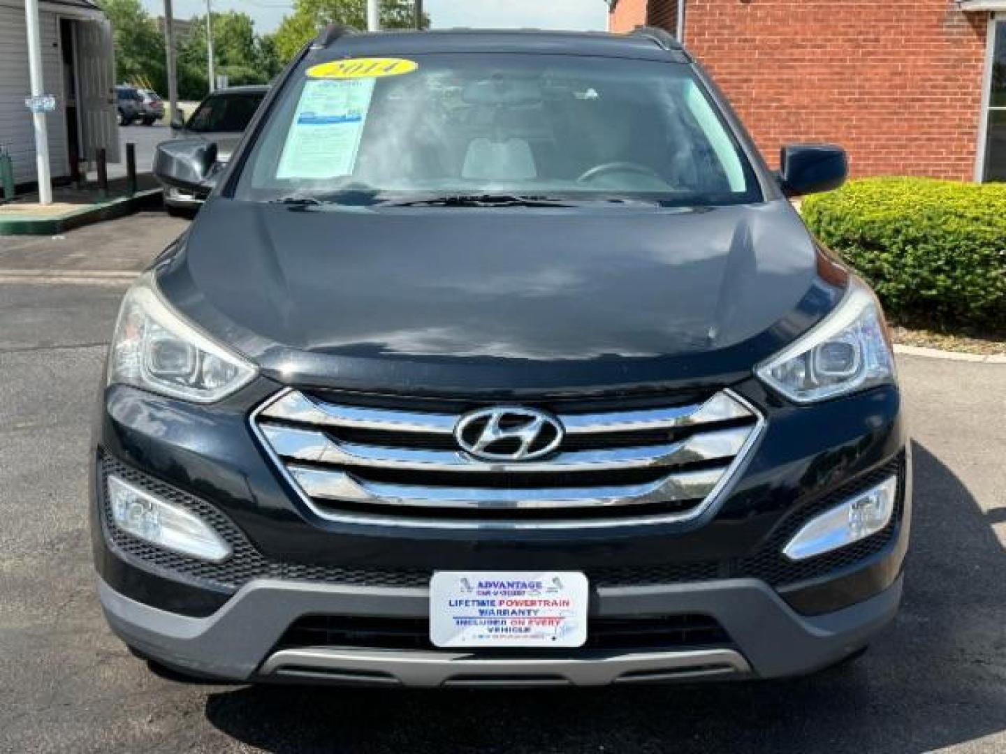 2014 Twilight Black Hyundai Santa Fe Sport 2.4 FWD (5XYZU3LB4EG) with an 2.4L L4 DOHC 16V engine, 6-Speed Automatic transmission, located at 401 Woodman Dr, Riverside, OH, 45431, (937) 908-9800, 39.763779, -84.122063 - Photo#1