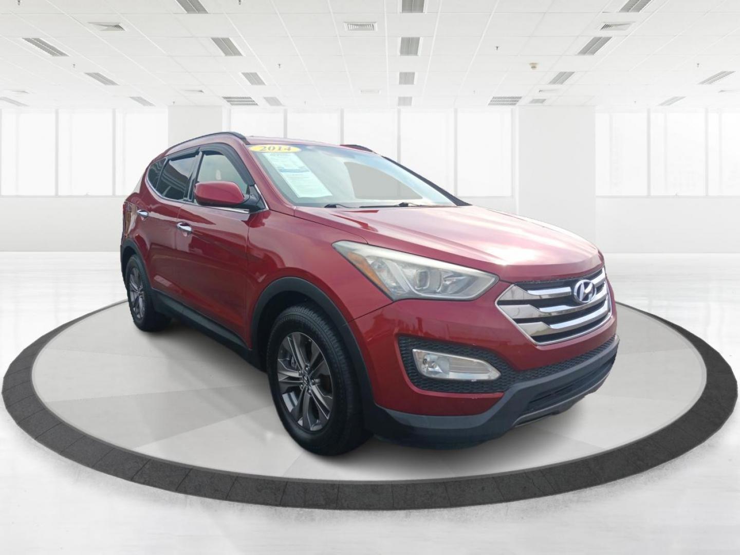 2014 Serrano Red Hyundai Santa Fe Sport 2.4 FWD (5XYZU3LB0EG) with an 2.4L L4 DOHC 16V engine, 6-Speed Automatic transmission, located at 880 E. National Road, Vandalia, OH, 45377, (937) 908-9800, 39.892189, -84.181015 - Photo#0