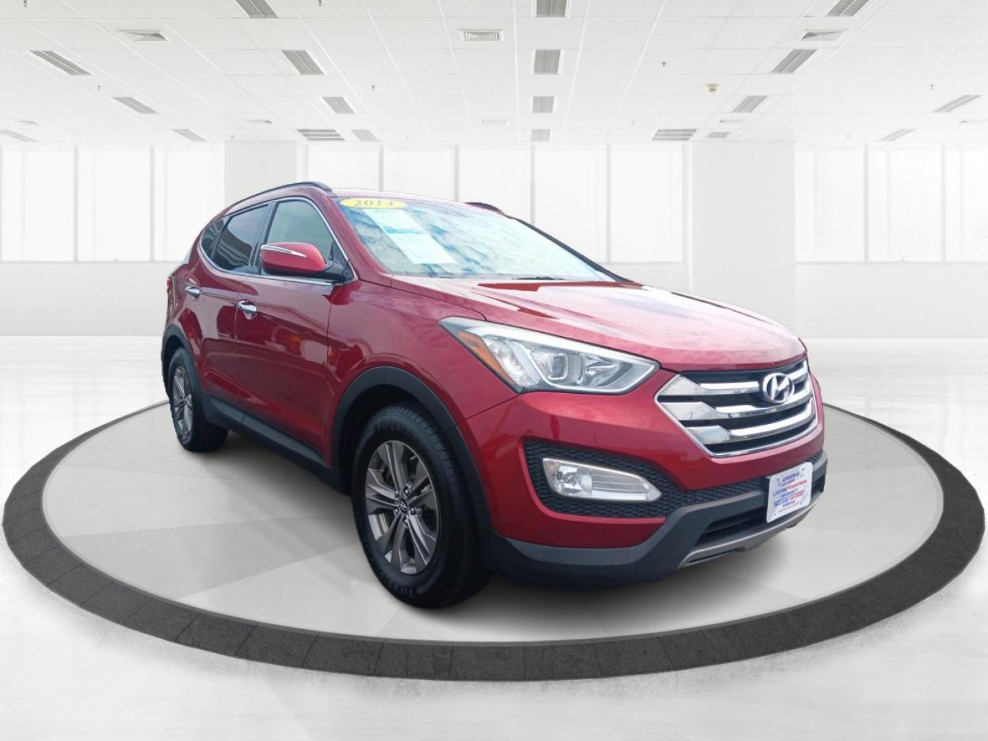 2014 Serrano Red Hyundai Santa Fe Sport 2.4 FWD (5XYZU3LB6EG) with an 2.4L L4 DOHC 16V engine, 6-Speed Automatic transmission, located at 1230 East Main St, Xenia, OH, 45385, (937) 908-9800, 39.687321, -83.910294 - Photo#0