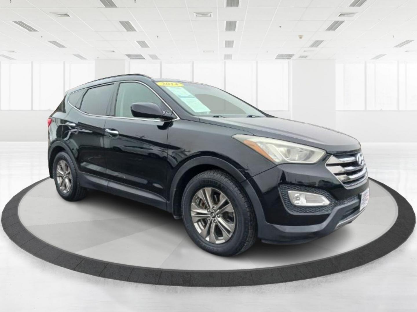 2014 Twilight Black Hyundai Santa Fe Sport 2.4 FWD (5XYZU3LB5EG) with an 2.4L L4 DOHC 16V engine, 6-Speed Automatic transmission, located at 880 E. National Road, Vandalia, OH, 45377, (937) 908-9800, 39.892189, -84.181015 - Photo#0