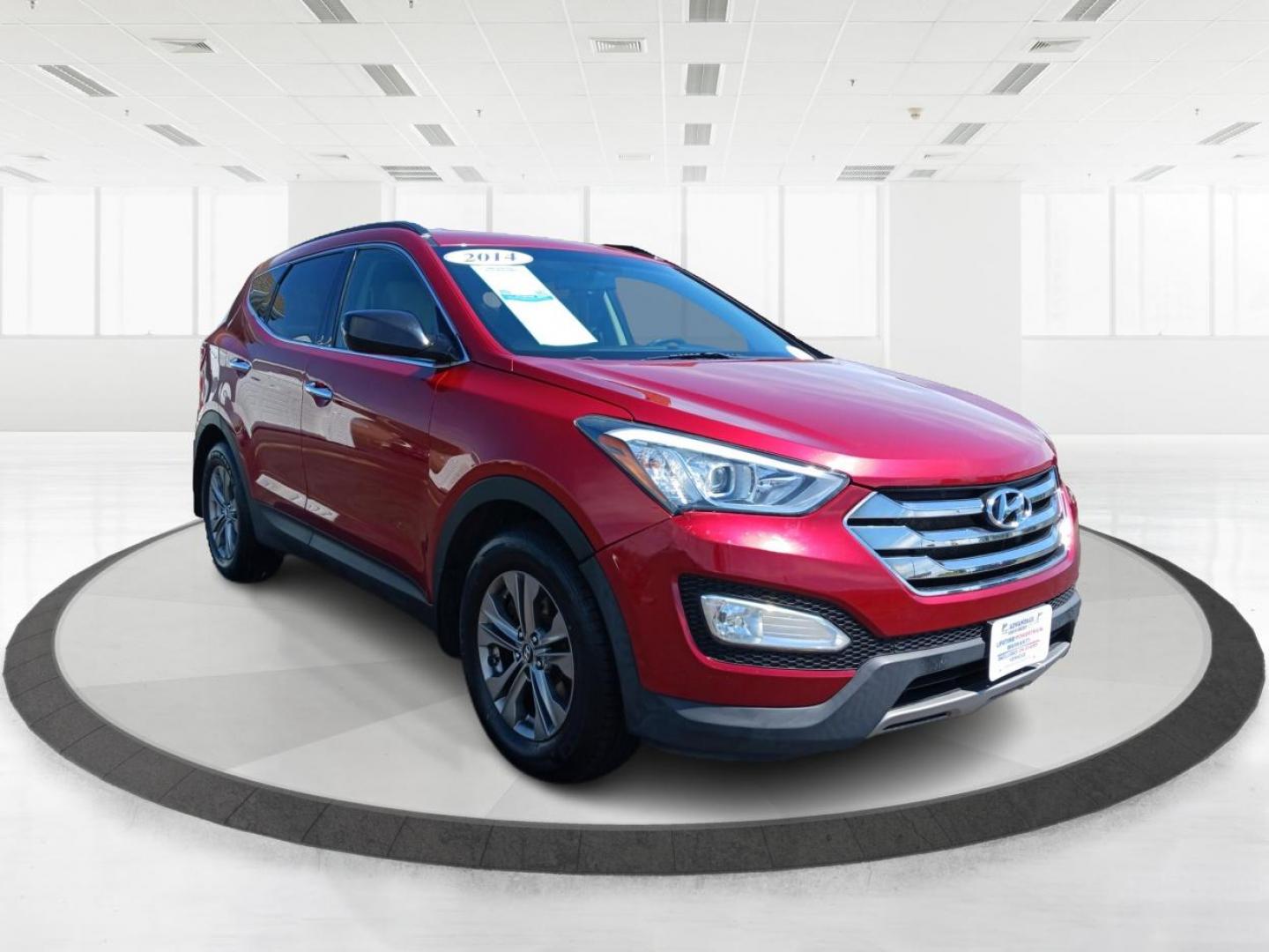 2014 Serrano Red Hyundai Santa Fe Sport 2.4 AWD (5XYZUDLB1EG) with an 2.4L L4 DOHC 16V engine, 6-Speed Automatic transmission, located at 4508 South Dixie Dr, Moraine, OH, 45439, (937) 908-9800, 39.690136, -84.216438 - Photo#0