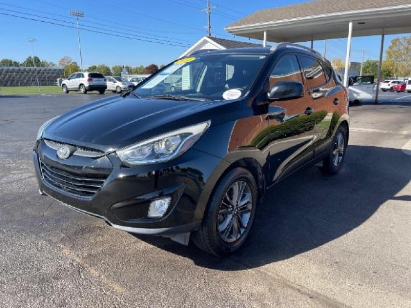 2014 Ash Black Hyundai Tucson GLS 2WD (KM8JU3AG6EU) with an 2.4L L4 DOHC 16V engine, 6-Speed Automatic transmission, located at 1099 N County Rd 25A, OH, 45373, (937) 908-9800, 40.057079, -84.212883 - Photo#1