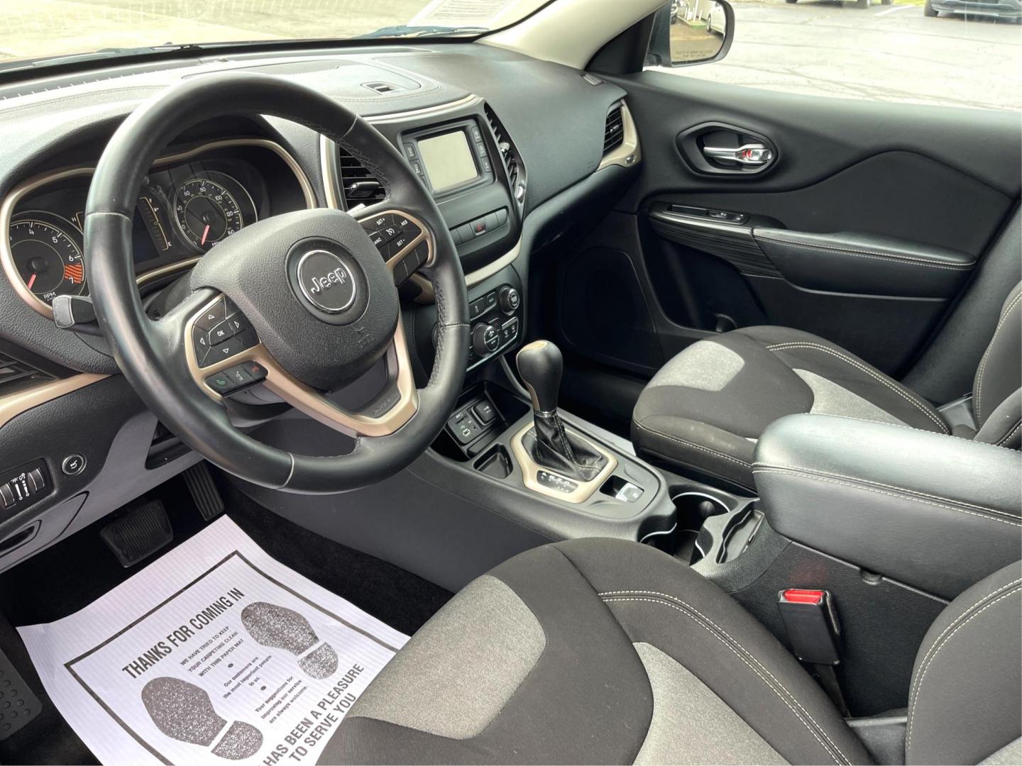 2014 Dp Cherry Red Crystal PC Jeep Cherokee Latitude FWD (1C4PJLCB4EW) with an 2.4L L4 DOHC 16V engine, 9-Speed Automatic transmission, located at 1230 East Main St, Xenia, OH, 45385, (937) 908-9800, 39.687321, -83.910294 - Photo#8