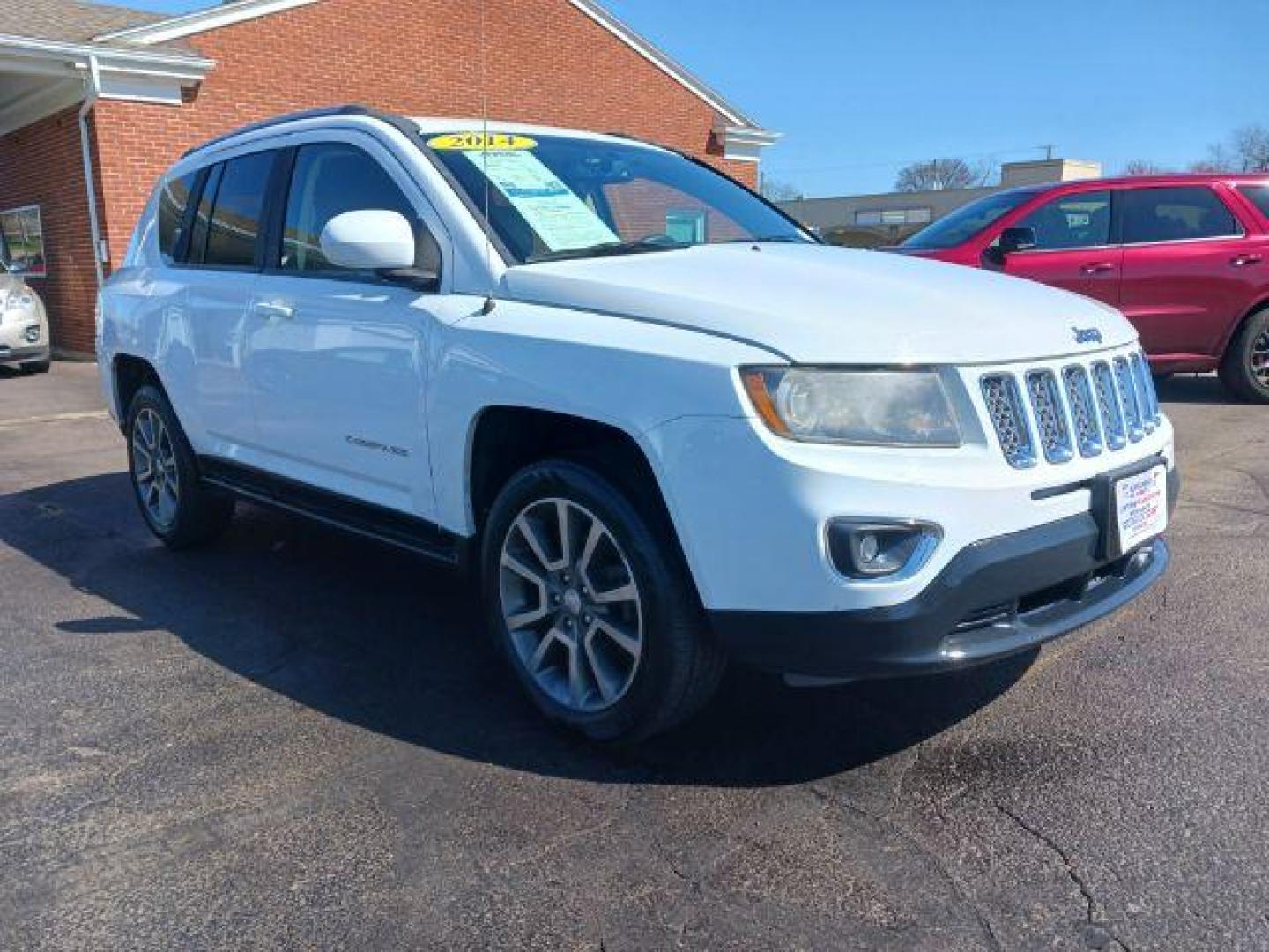 2014 Winter Chill Pearlcoat Jeep Compass Limited FWD (1C4NJCCB8ED) with an 2.4L L4 DOHC 16V engine, Continuously Variable Transmission transmission, located at 401 Woodman Dr, Riverside, OH, 45431, (937) 908-9800, 39.763779, -84.122063 - Photo#0