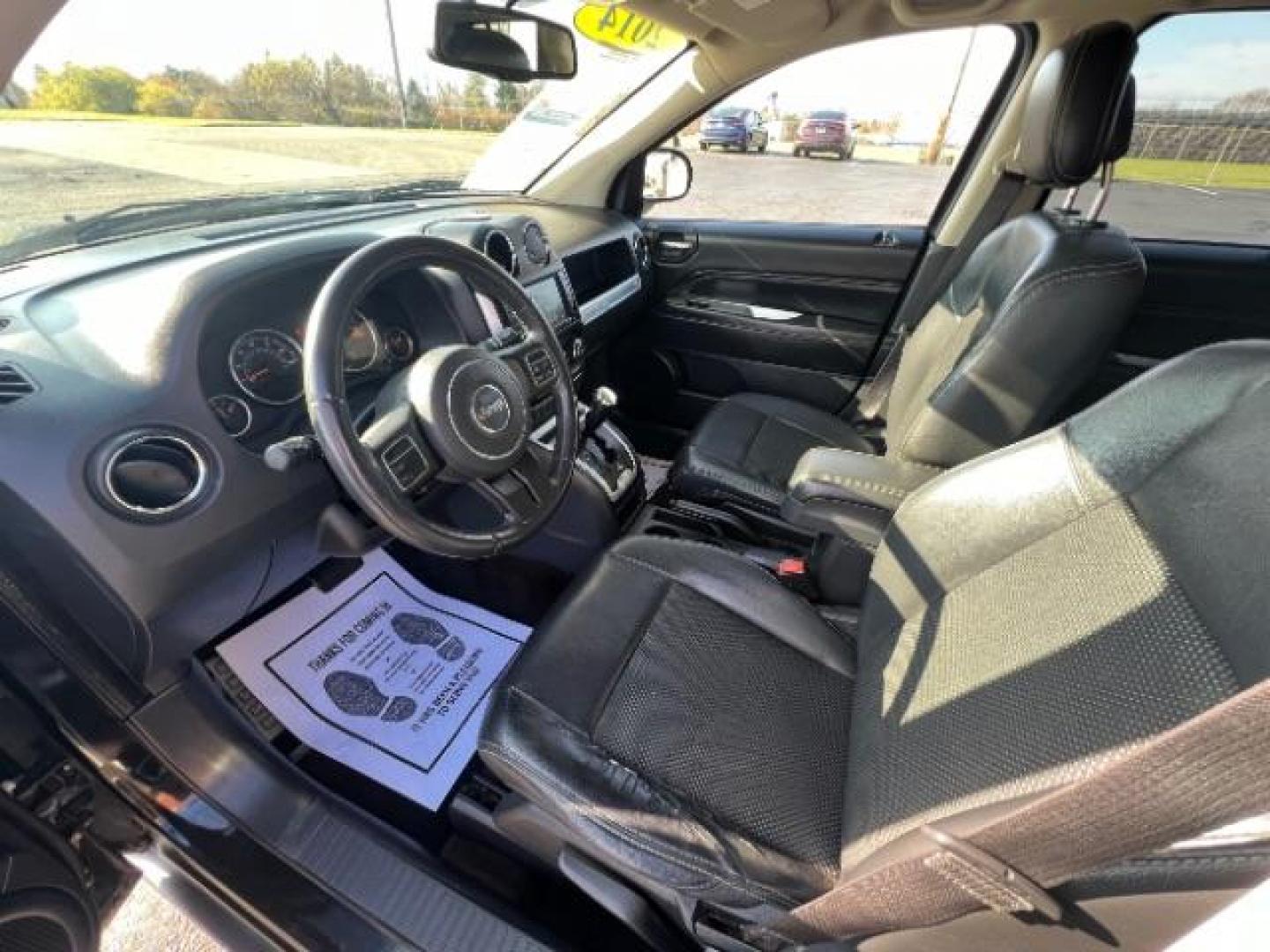 2014 Black Clearcoat Jeep Compass Latitude 4WD (1C4NJDEB5ED) with an 2.4L L4 DOHC 16V engine, Continuously Variable Transmission transmission, located at 1184 Kauffman Ave, Fairborn, OH, 45324, (937) 908-9800, 39.807365, -84.029114 - Photo#6