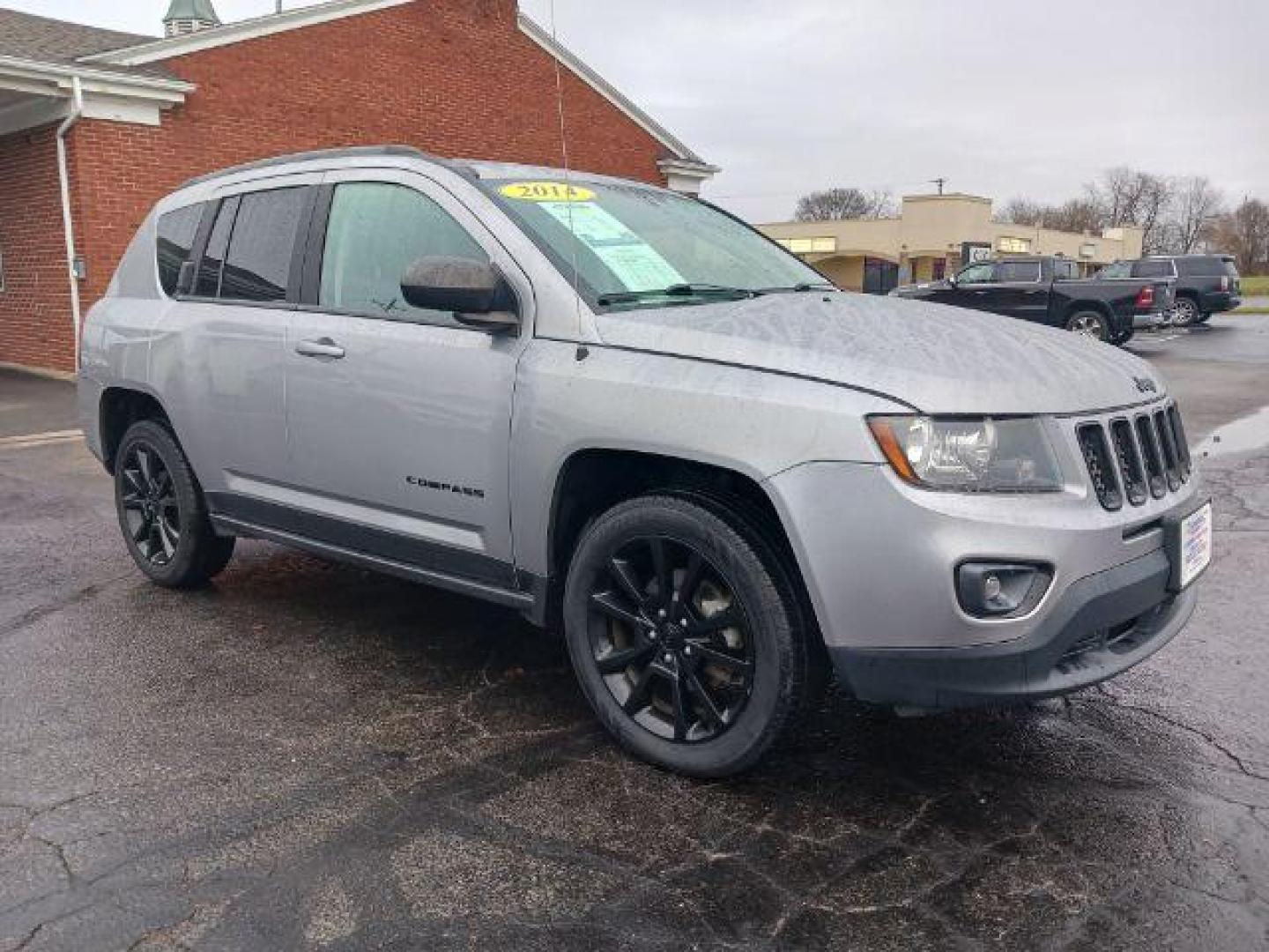 2014 Bright Silver Metallic CC Jeep Compass Sport FWD (1C4NJCBAXED) with an 2.0L L4 DOHC 16V engine, located at 1184 Kauffman Ave, Fairborn, OH, 45324, (937) 908-9800, 39.807365, -84.029114 - Photo#0