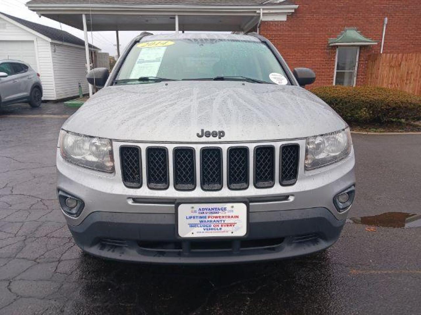 2014 Bright Silver Metallic CC Jeep Compass Sport FWD (1C4NJCBAXED) with an 2.0L L4 DOHC 16V engine, located at 1184 Kauffman Ave, Fairborn, OH, 45324, (937) 908-9800, 39.807365, -84.029114 - Photo#1