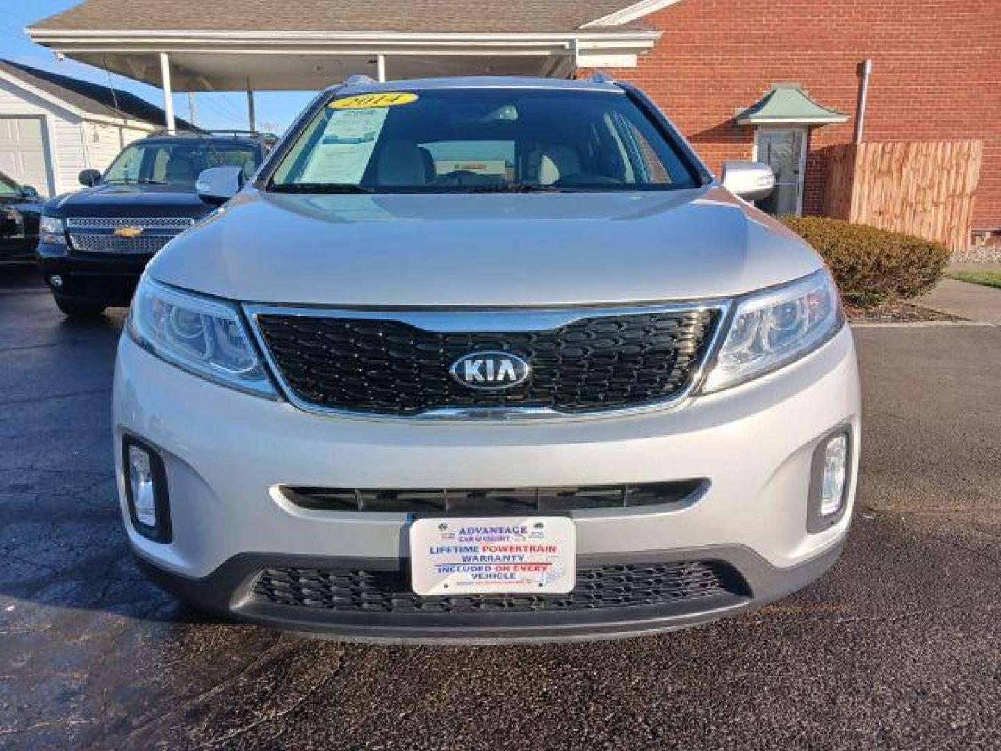 2014 Silver Kia Sorento LX 2WD (5XYKT3A67EG) with an 2.4L L4 DOHC 16V engine, 6-Speed Automatic transmission, located at 1099 N County Rd 25A, OH, 45373, (937) 908-9800, 40.057079, -84.212883 - Photo#1