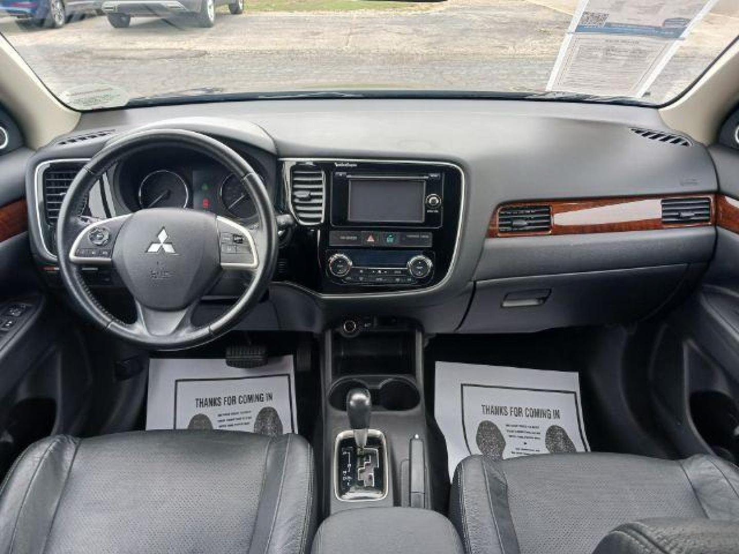 2014 Cosmic Blue Metallic Mitsubishi Outlander SE S-AWC (JA4AZ3A32EZ) with an 2.4L L4 DOHC 16V engine, 6-Speed Automatic transmission, located at 880 E. National Road, Vandalia, OH, 45377, (937) 908-9800, 39.892189, -84.181015 - Photo#7