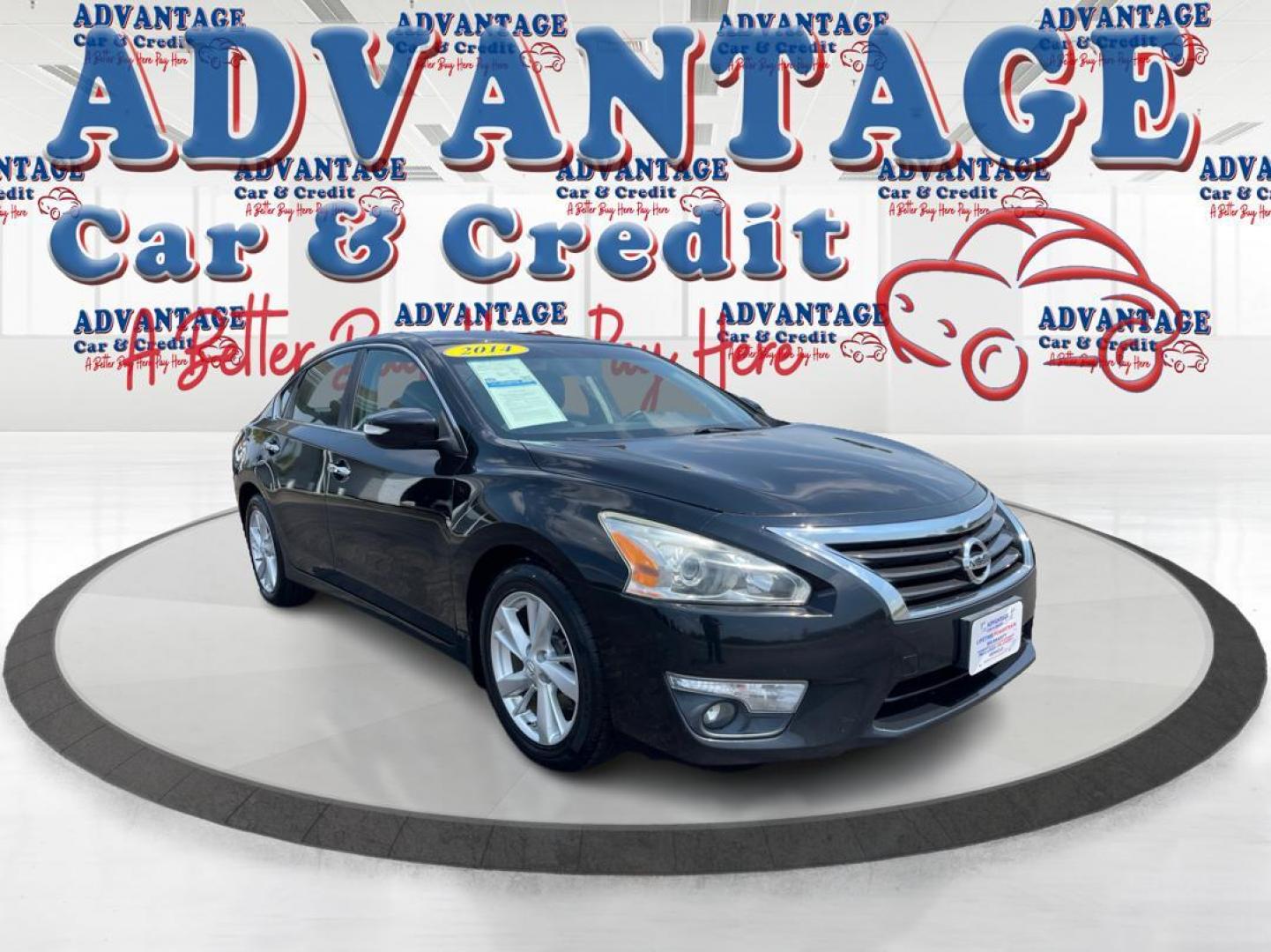 2014 Super Black Nissan Altima (1N4AL3AP1EC) with an 2.5L L4 DOHC 16V engine, Continuously Variable Transmission transmission, located at 1184 Kauffman Ave, Fairborn, OH, 45324, (937) 908-9800, 39.807365, -84.029114 - Photo#0