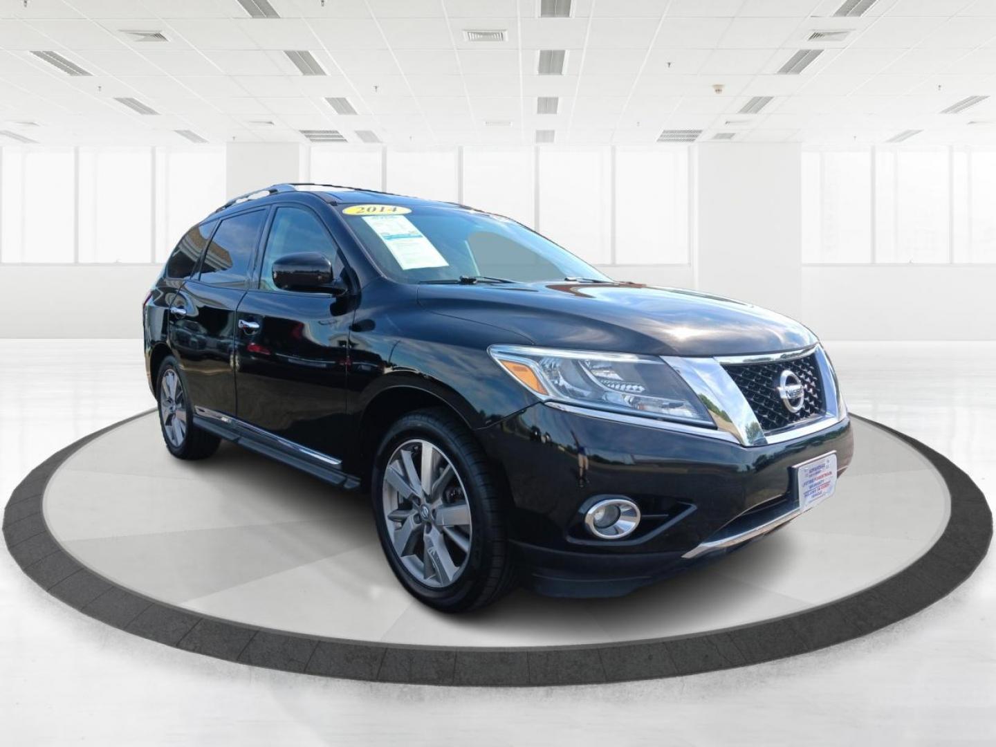 2014 Super Black Nissan Pathfinder (5N1AR2MM5EC) with an 3.5L V6 DOHC 24V engine, Continuously Variable Transmission transmission, located at 1099 N County Rd 25A, OH, 45373, (937) 908-9800, 40.057079, -84.212883 - Photo#0