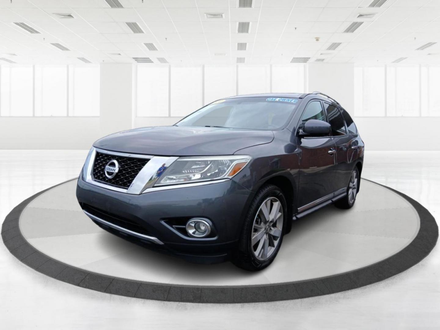 2014 Dark Slate Nissan Pathfinder (5N1AR2MM9EC) with an 3.5L V6 DOHC 24V engine, Continuously Variable Transmission transmission, located at 1099 N County Rd 25A, OH, 45373, (937) 908-9800, 40.057079, -84.212883 - Photo#7