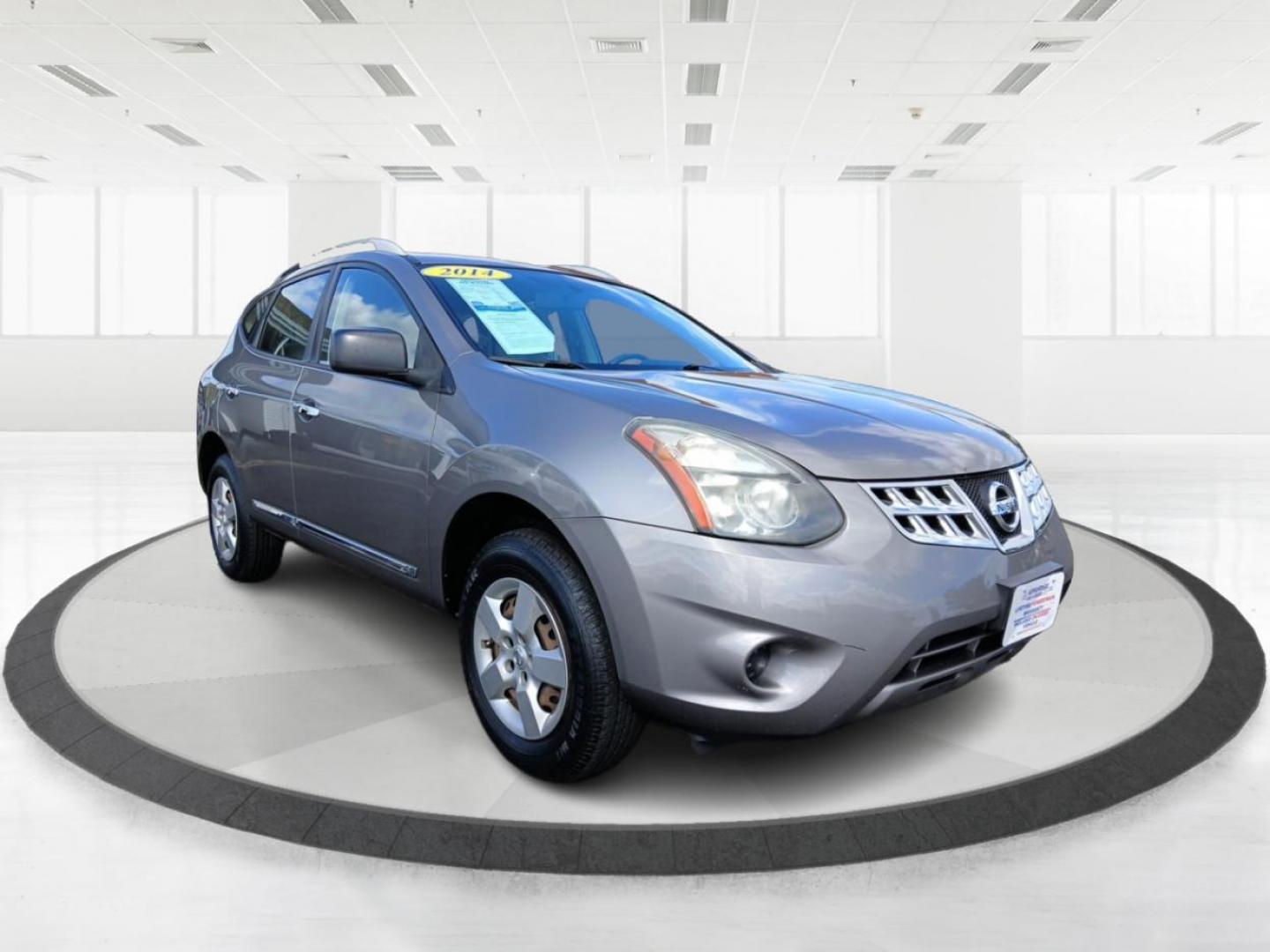 2014 Platinum Graphite Nissan Rogue Select (JN8AS5MV4EW) with an 2.5L L4 DOHC 16V engine, Continuously Variable Transmission transmission, located at 1230 East Main St, Xenia, OH, 45385, (937) 908-9800, 39.687321, -83.910294 - Photo#0