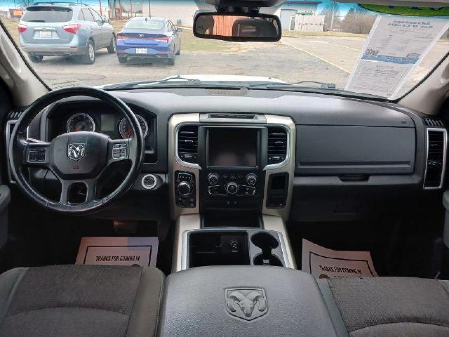 2014 Bright White Clearcoat RAM 1500 SLT Quad Cab 4WD (1C6RR7GT9ES) with an 5.7L V8 OHV 16V engine, 8-Speed Automatic transmission, located at 1184 Kauffman Ave, Fairborn, OH, 45324, (937) 908-9800, 39.807365, -84.029114 - Photo#7