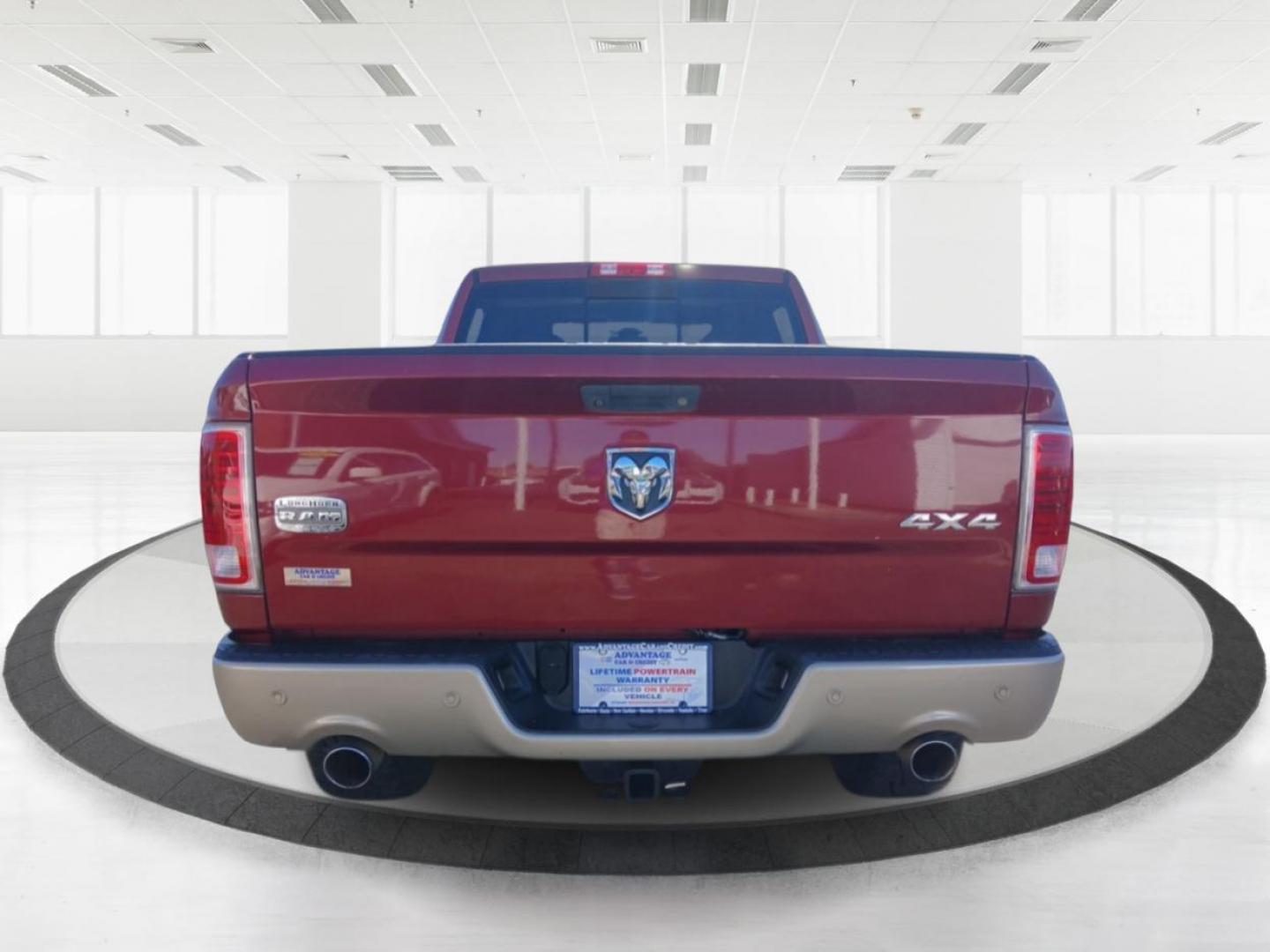 2014 Dp Cherry Red Crystal PC RAM 1500 Laramie Longhorn Edition Crew Cab LWB 4WD (1C6RR7WT4ES) with an 5.7L V8 OHV 16V engine, 6-Speed Automatic transmission, located at 1230 East Main St, Xenia, OH, 45385, (937) 908-9800, 39.687321, -83.910294 - Photo#3