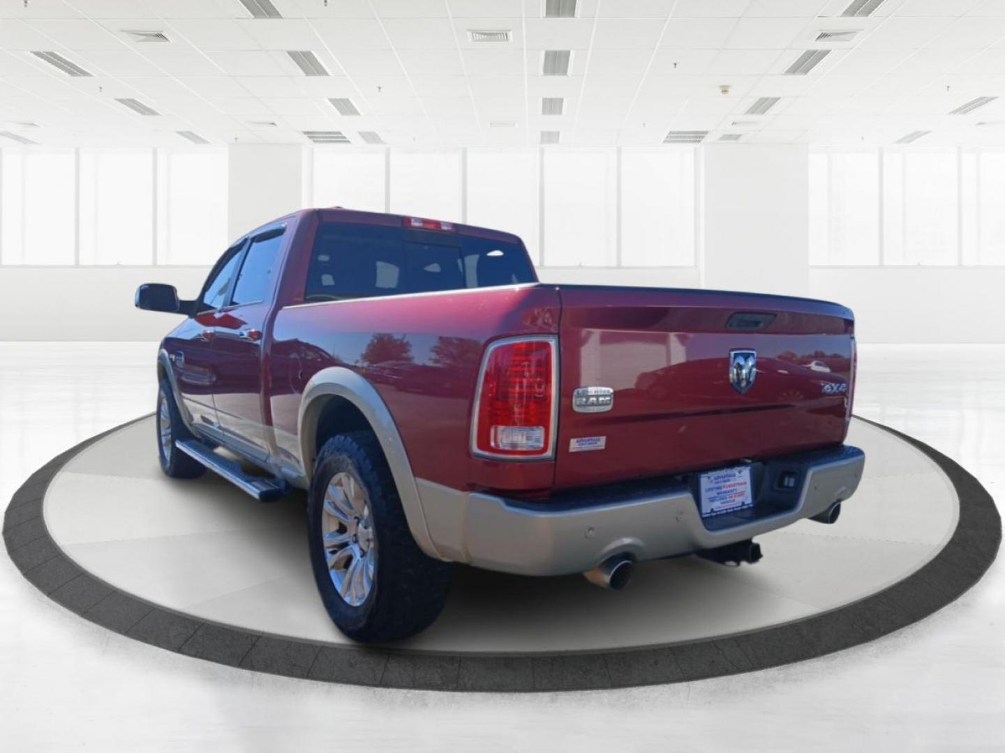 2014 Dp Cherry Red Crystal PC RAM 1500 Laramie Longhorn Edition Crew Cab LWB 4WD (1C6RR7WT4ES) with an 5.7L V8 OHV 16V engine, 6-Speed Automatic transmission, located at 1230 East Main St, Xenia, OH, 45385, (937) 908-9800, 39.687321, -83.910294 - Photo#4