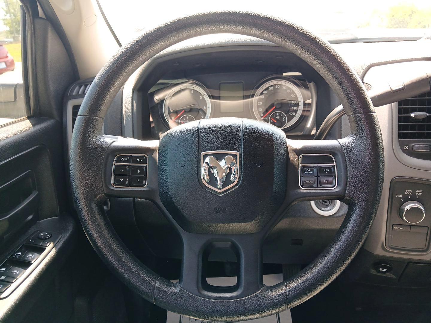 2014 Bright White Clearcoat RAM 1500 (1C6RR7FT4ES) with an 5.7L V8 OHV 16V engine, 8-Speed Automatic transmission, located at 880 E. National Road, Vandalia, OH, 45377, (937) 908-9800, 39.892189, -84.181015 - Photo#15