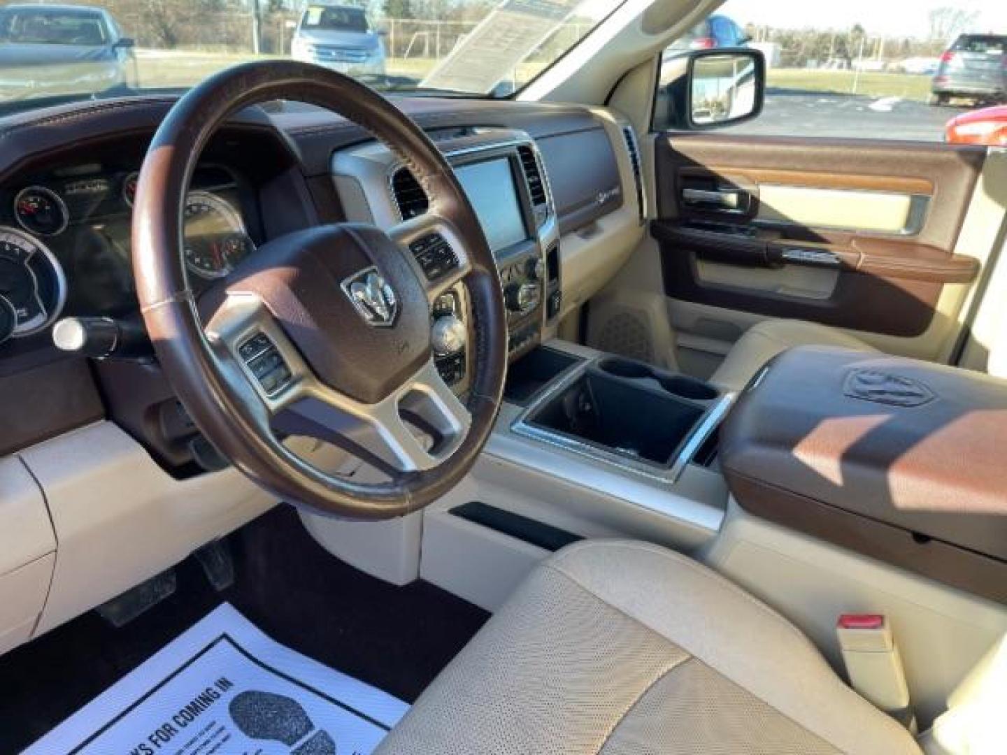 2014 Western Brown RAM 1500 Laramie Crew Cab LWB 4WD (1C6RR7VT1ES) with an 5.7L V8 OHV 16V engine, 8-Speed Automatic transmission, located at 1099 N County Rd 25A, OH, 45373, (937) 908-9800, 40.057079, -84.212883 - Photo#6