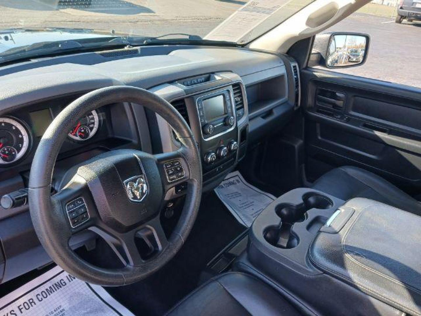 2014 Black Clearcoat RAM 1500 Tradesman Crew Cab SWB 4WD (1C6RR7KT3ES) with an 5.7L V8 OHV 16V engine, 8-Speed Automatic transmission, located at 4508 South Dixie Dr, Moraine, OH, 45439, (937) 908-9800, 39.690136, -84.216438 - Photo#6