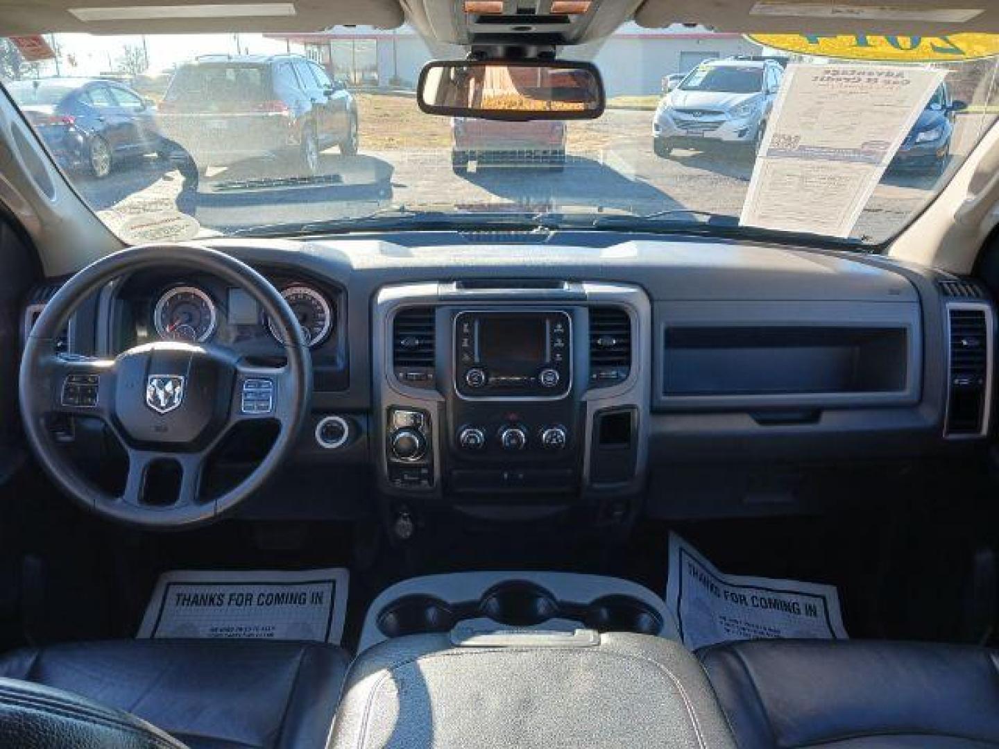 2014 Black Clearcoat RAM 1500 Tradesman Crew Cab SWB 4WD (1C6RR7KT3ES) with an 5.7L V8 OHV 16V engine, 8-Speed Automatic transmission, located at 4508 South Dixie Dr, Moraine, OH, 45439, (937) 908-9800, 39.690136, -84.216438 - Photo#7