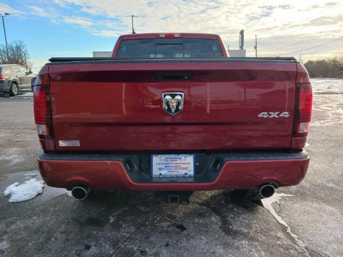 2014 Dp Cherry Red Crystal PC RAM 1500 Sport Crew Cab LWB 4WD (1C6RR7UT5ES) with an 5.7L V8 OHV 16V engine, 8-Speed Automatic transmission, located at 1230 East Main St, Xenia, OH, 45385, (937) 908-9800, 39.687321, -83.910294 - Photo#5