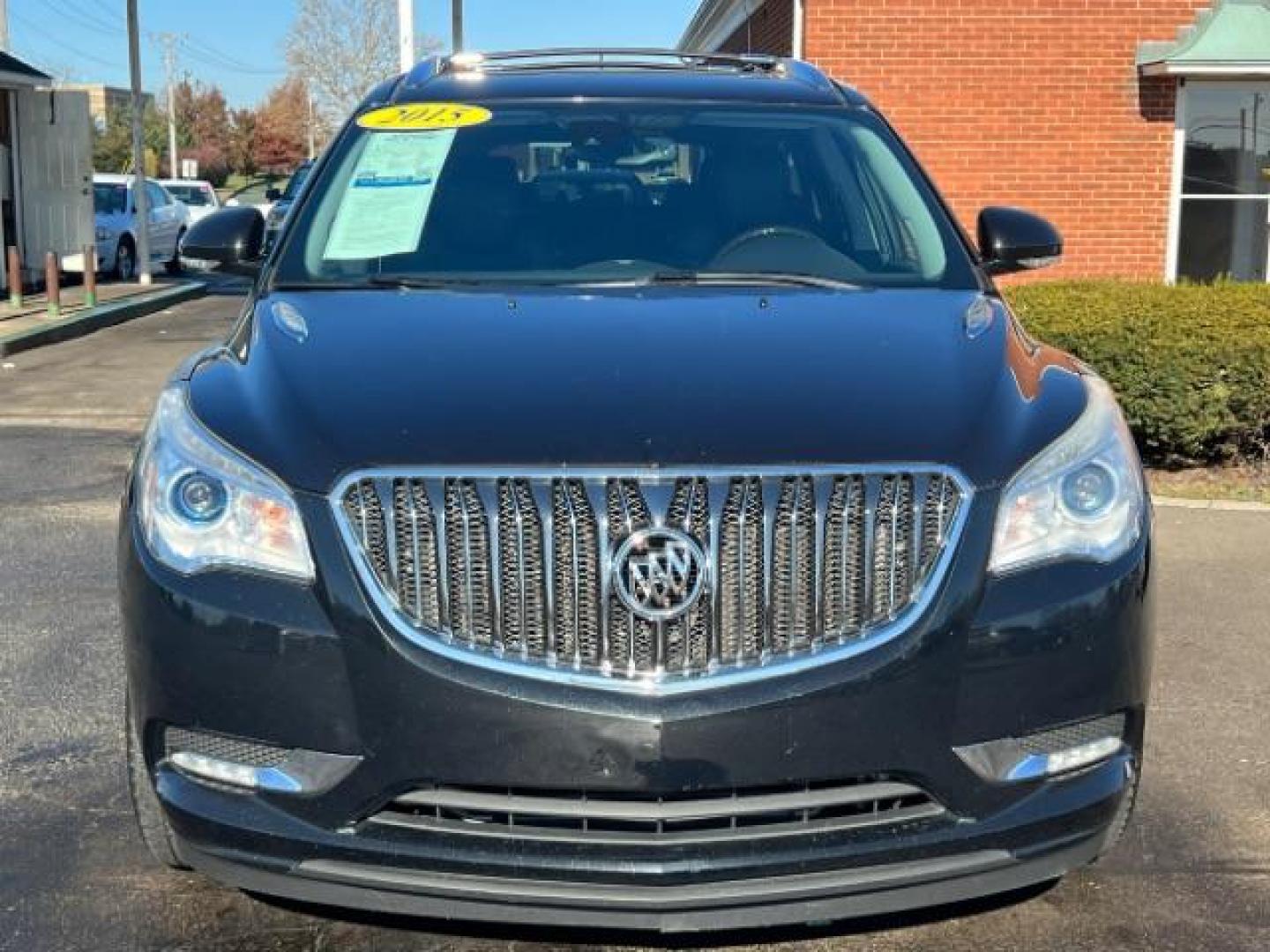 2015 Carbon Black Metallic Buick Enclave Premium FWD (5GAKRCKD4FJ) with an 3.6L V6 DOHC 24V engine, 6-Speed Automatic Overdrive transmission, located at 1099 N County Rd 25A, OH, 45373, (937) 908-9800, 40.057079, -84.212883 - Photo#1