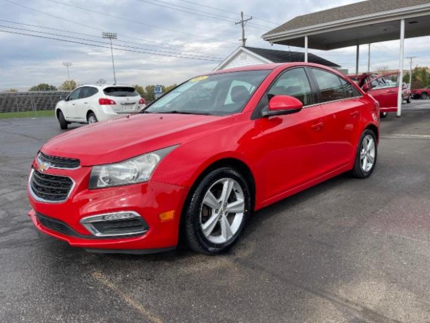 2015 Red Hot Chevrolet Cruze 2LT Auto (1G1PE5SB2F7) with an 1.4L L4 DOHC 16V TURBO engine, 6-Speed Automatic transmission, located at 1951 S Dayton Lakeview Rd., New Carlisle, OH, 45344, (937) 908-9800, 39.890999, -84.050255 - Photo#1