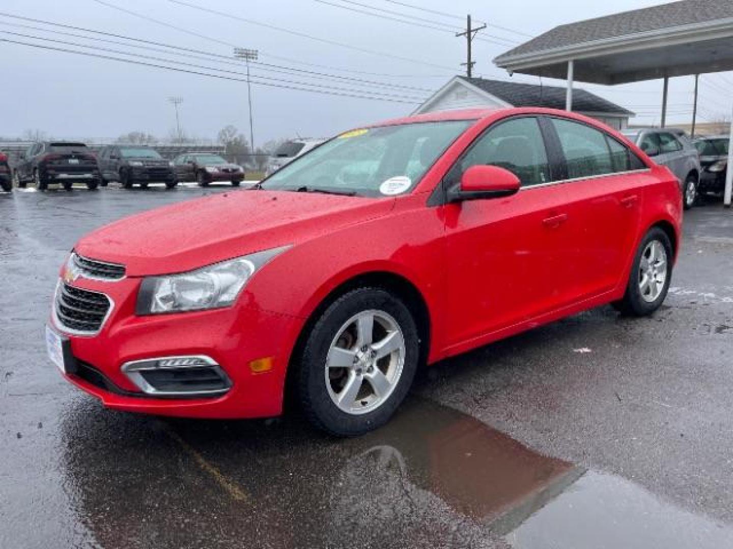 2015 Red Hot Chevrolet Cruze 1LT Auto (1G1PC5SB5F7) with an 1.4L L4 DOHC 16V TURBO engine, 6-Speed Automatic transmission, located at 1951 S Dayton Lakeview Rd., New Carlisle, OH, 45344, (937) 908-9800, 39.890999, -84.050255 - Photo#1