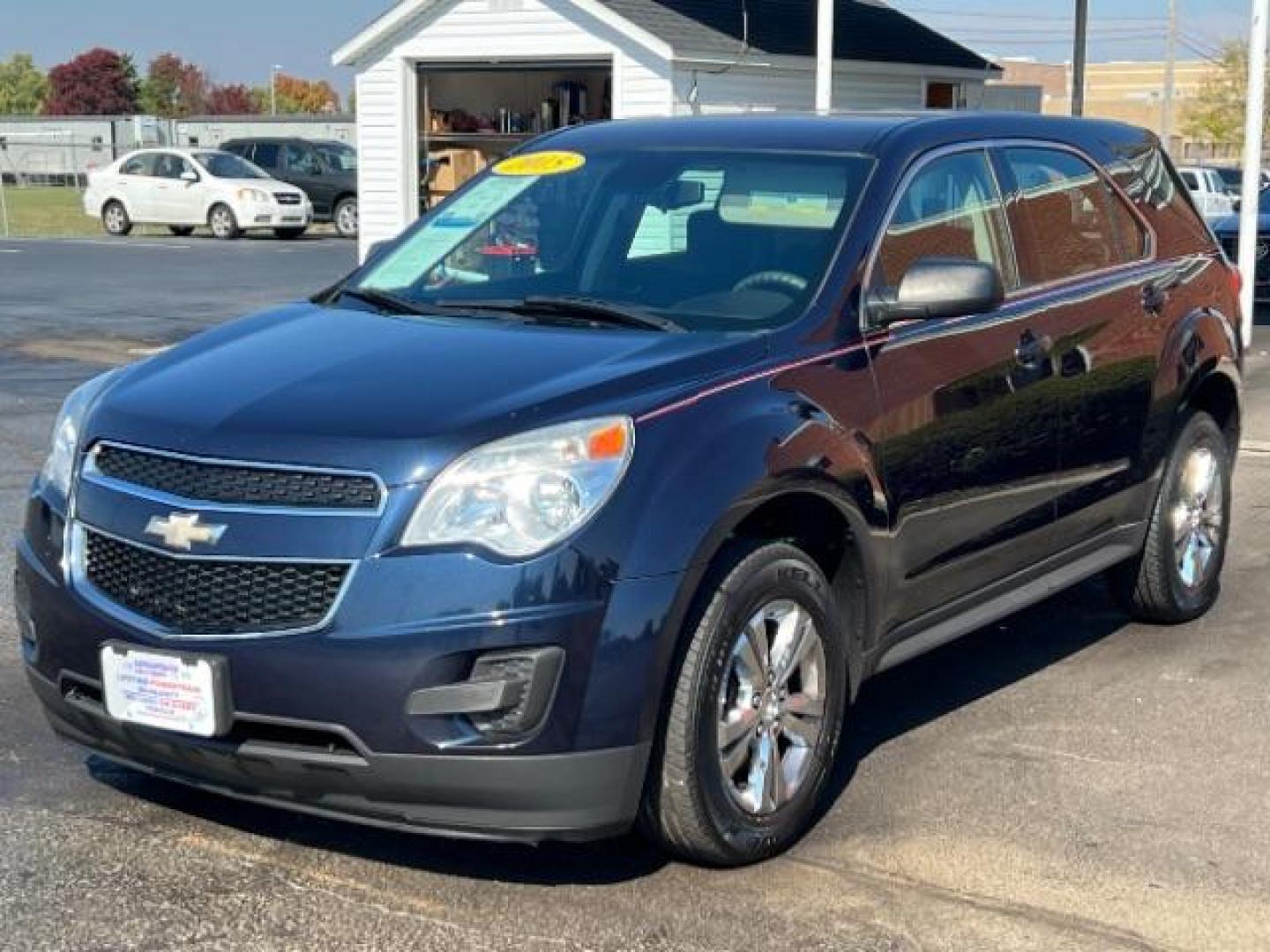 2015 Blue Velvet Metallic Chevrolet Equinox LS 2WD (2GNALAEK6F1) with an 2.4L L4 DOHC 16V FFV engine, 6-Speed Automatic transmission, located at 1184 Kauffman Ave, Fairborn, OH, 45324, (937) 908-9800, 39.807365, -84.029114 - Photo#2