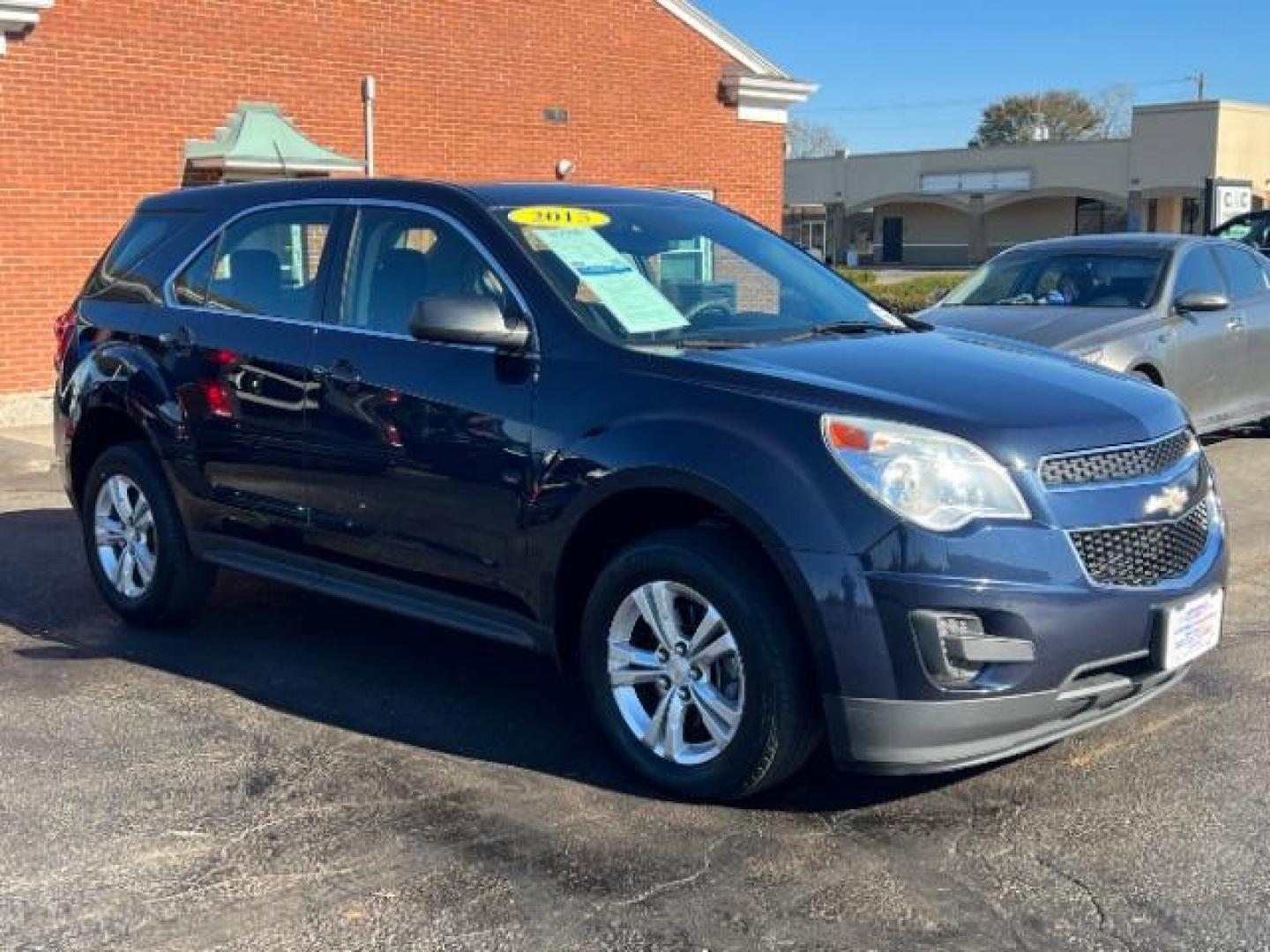 2015 Blue Velvet Metallic Chevrolet Equinox LS 2WD (2GNALAEKXF6) with an 2.4L L4 DOHC 16V FFV engine, 6-Speed Automatic transmission, located at 1951 S Dayton Lakeview Rd., New Carlisle, OH, 45344, (937) 908-9800, 39.890999, -84.050255 - Photo#0