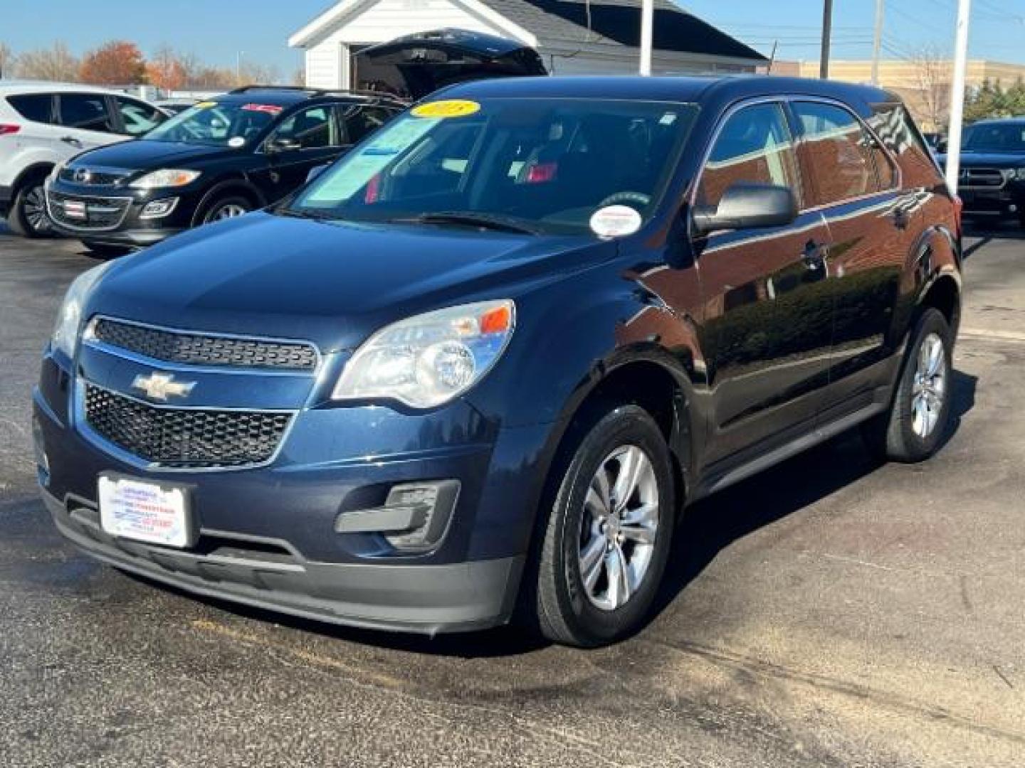 2015 Blue Velvet Metallic Chevrolet Equinox LS 2WD (2GNALAEKXF6) with an 2.4L L4 DOHC 16V FFV engine, 6-Speed Automatic transmission, located at 1951 S Dayton Lakeview Rd., New Carlisle, OH, 45344, (937) 908-9800, 39.890999, -84.050255 - Photo#2