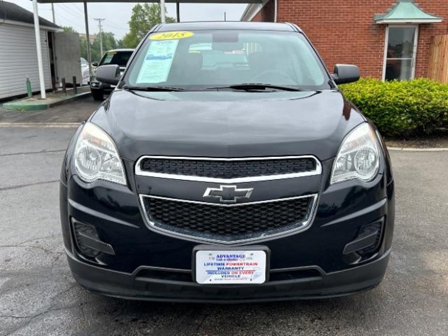 2015 Black Chevrolet Equinox LS 2WD (2GNALAEK8F1) with an 2.4L L4 DOHC 16V FFV engine, 6-Speed Automatic transmission, located at 880 E. National Road, Vandalia, OH, 45377, (937) 908-9800, 39.892189, -84.181015 - Photo#1